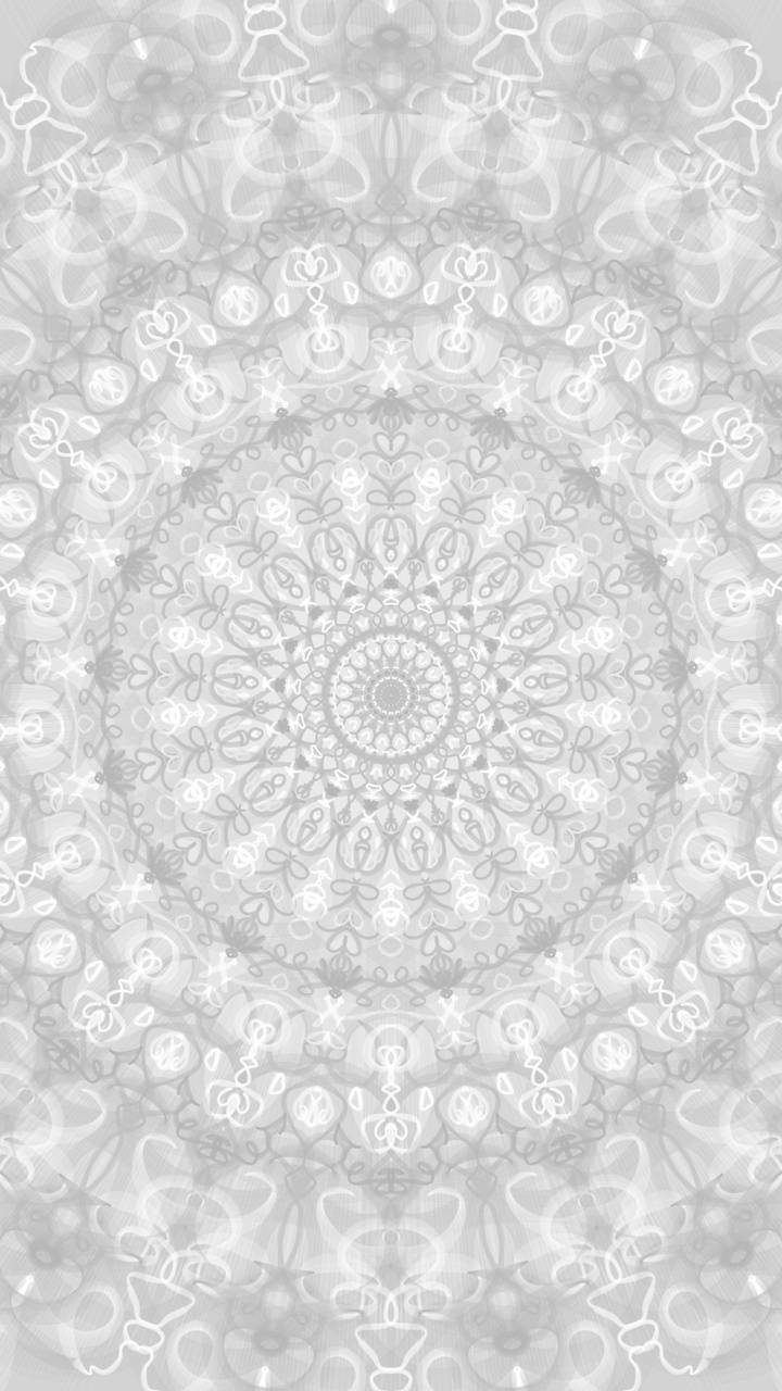 720x1280 White Mandala wallpaper