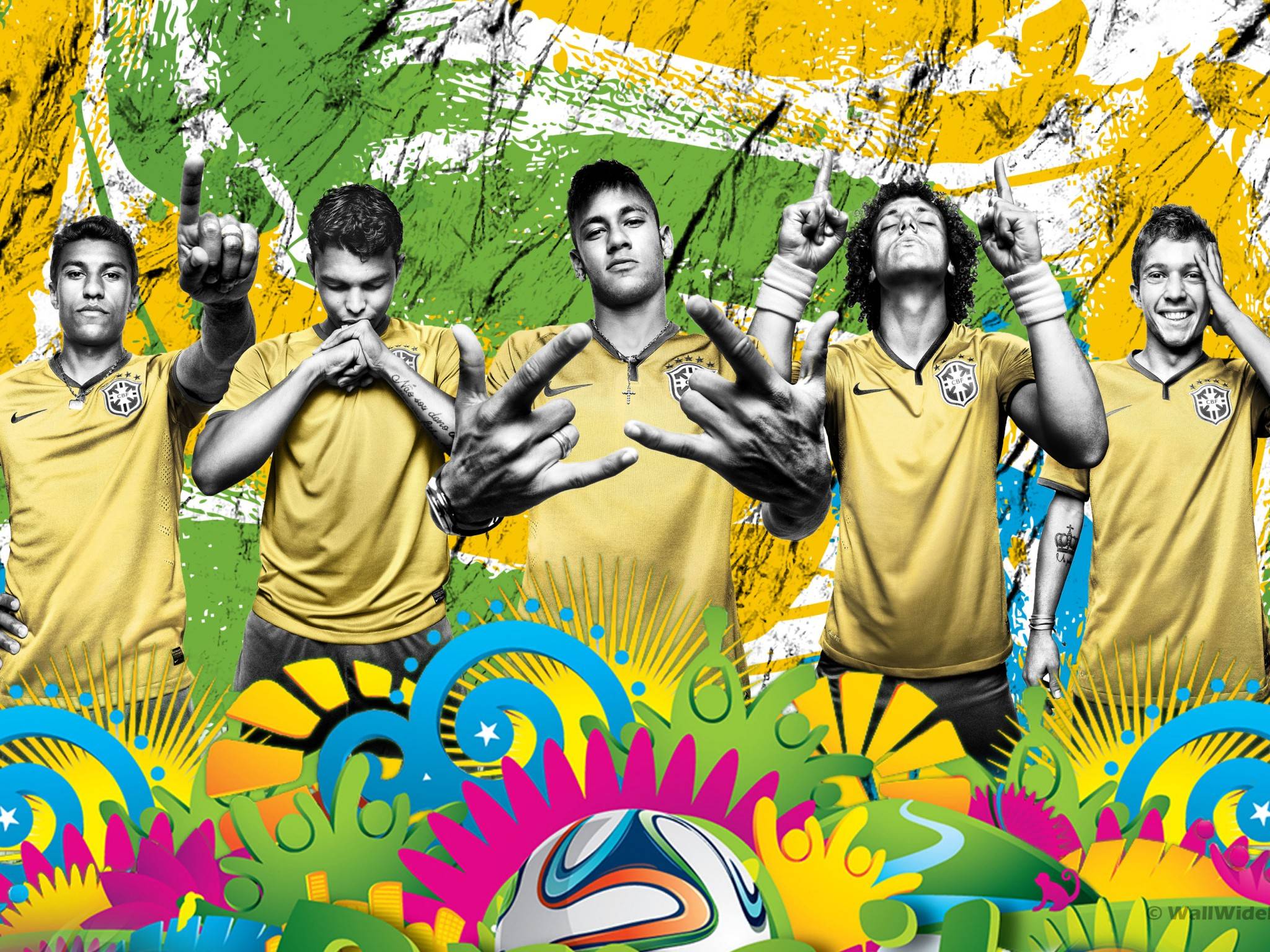 2048x1536 Brazil Soccer Wallpaper