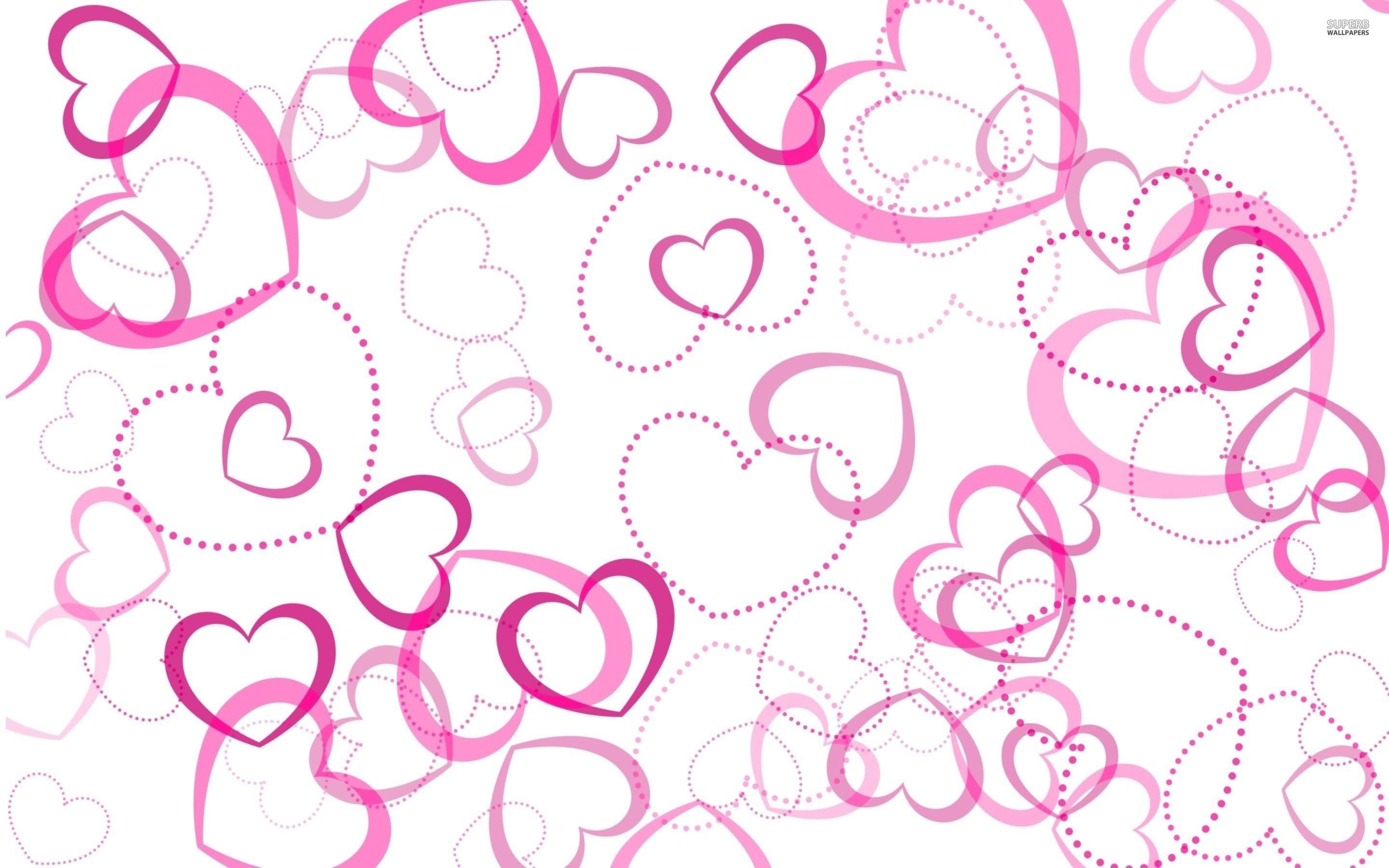 2880x1800 3D Moving Hearts Desktop Wallpaper