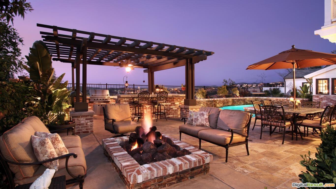 1366x768 Modern Luxury House WallpaperHome Decorating Ideas 547