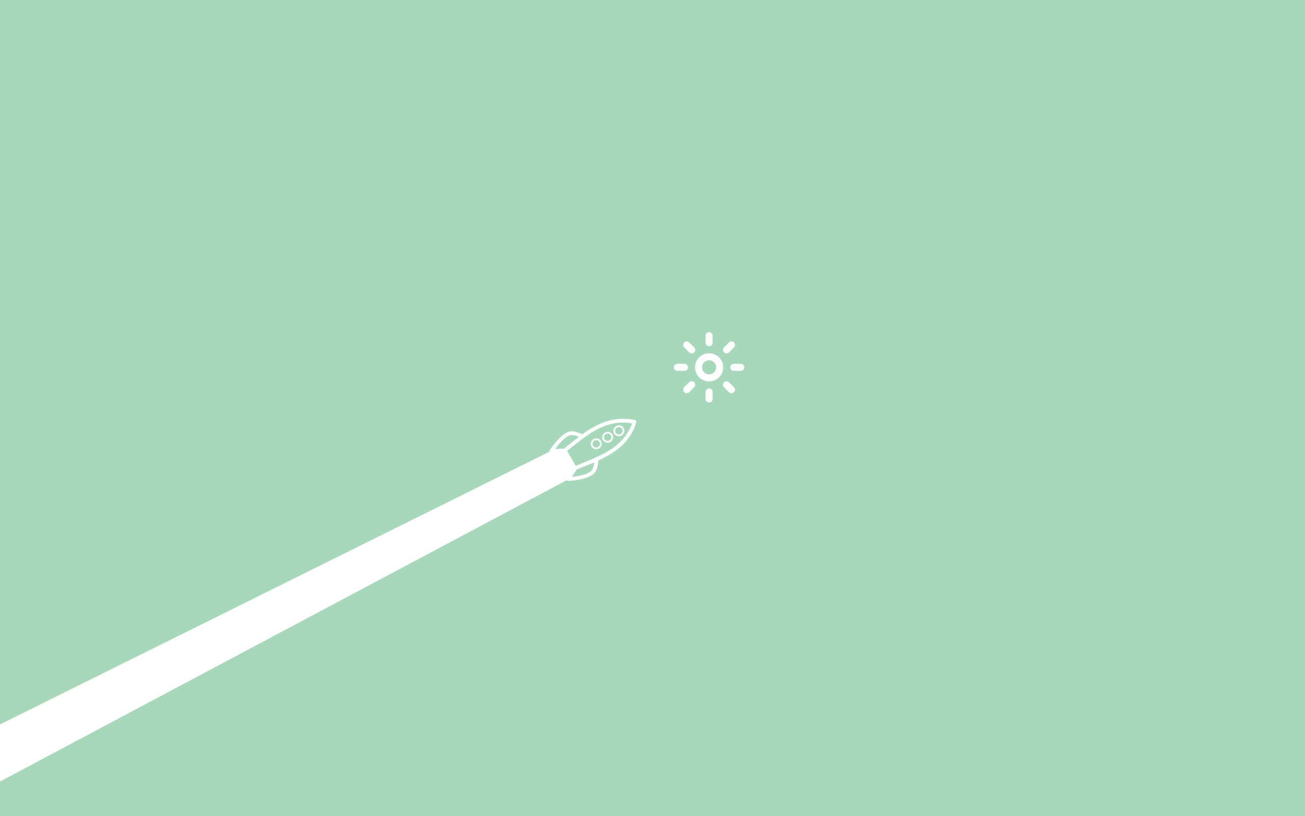 2560x1600 Green Sky Blue Minimalistic Wallpaper