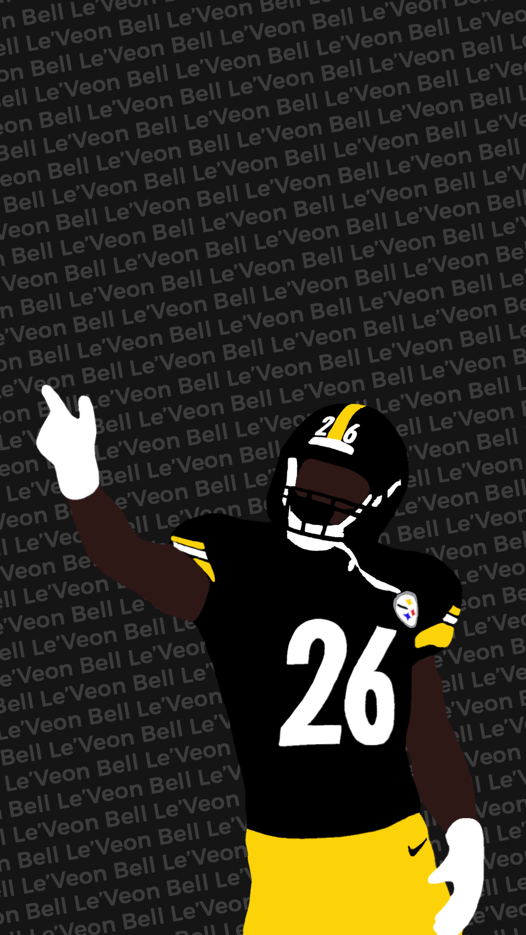 1080x1920 I made another wallpaper, this one with Le'Veon Bell
