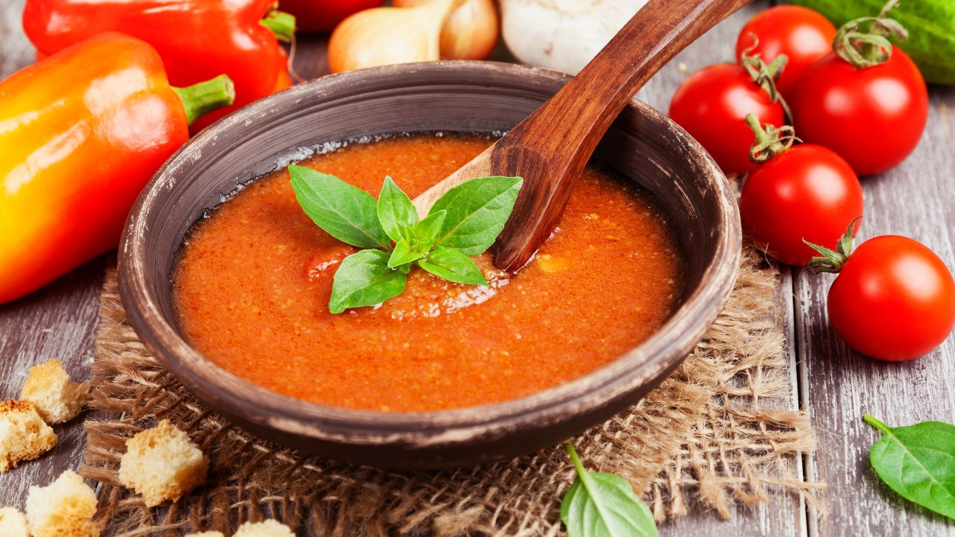 1920x1080 Summer Recipes: Marie Cantelaube's Gazpacho With Sweet Corn