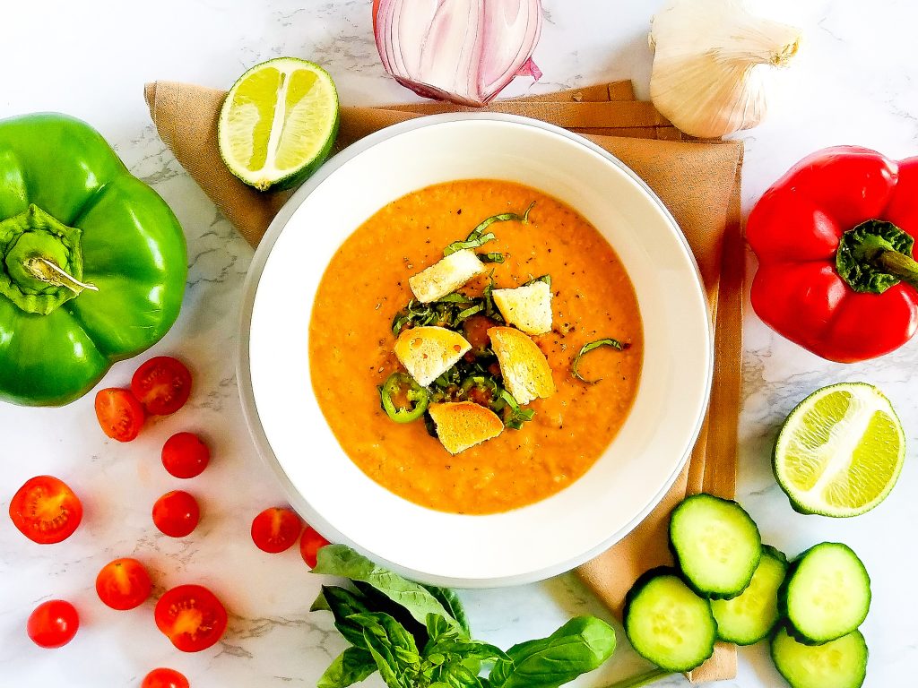 1024x768 Authentic Summer Gazpacho