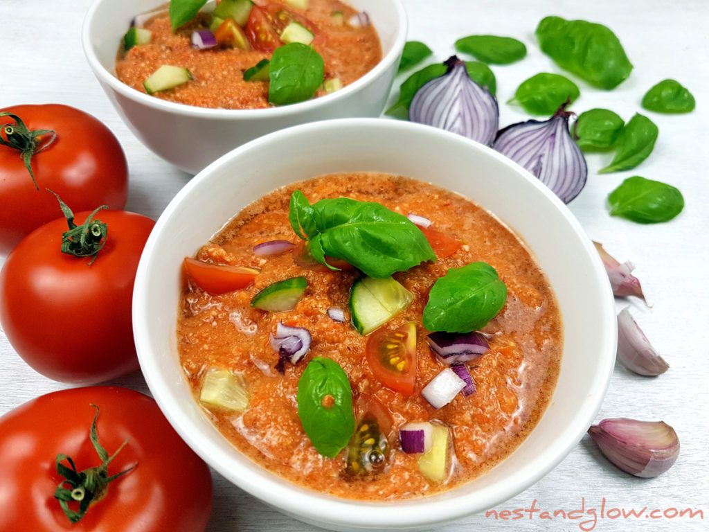1024x768 Almond Tomato Red Pepper Gazpacho Soup