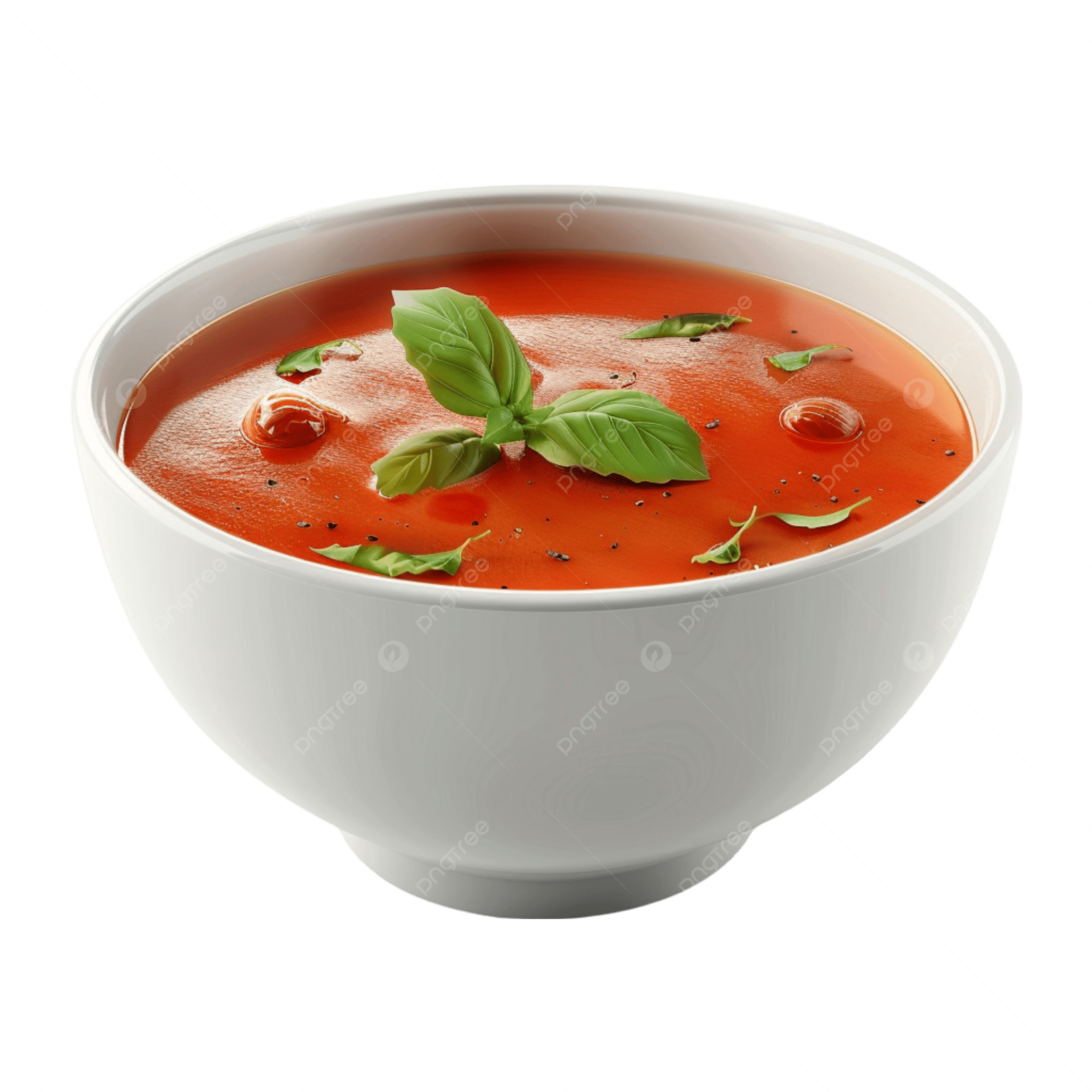 2500x2500 Traditional Spanish Gazpacho Soup In White Bowl Isolated On Background, Gazpacho, Soup, Bowl PNG Transparent Image and Clipart for Free Download