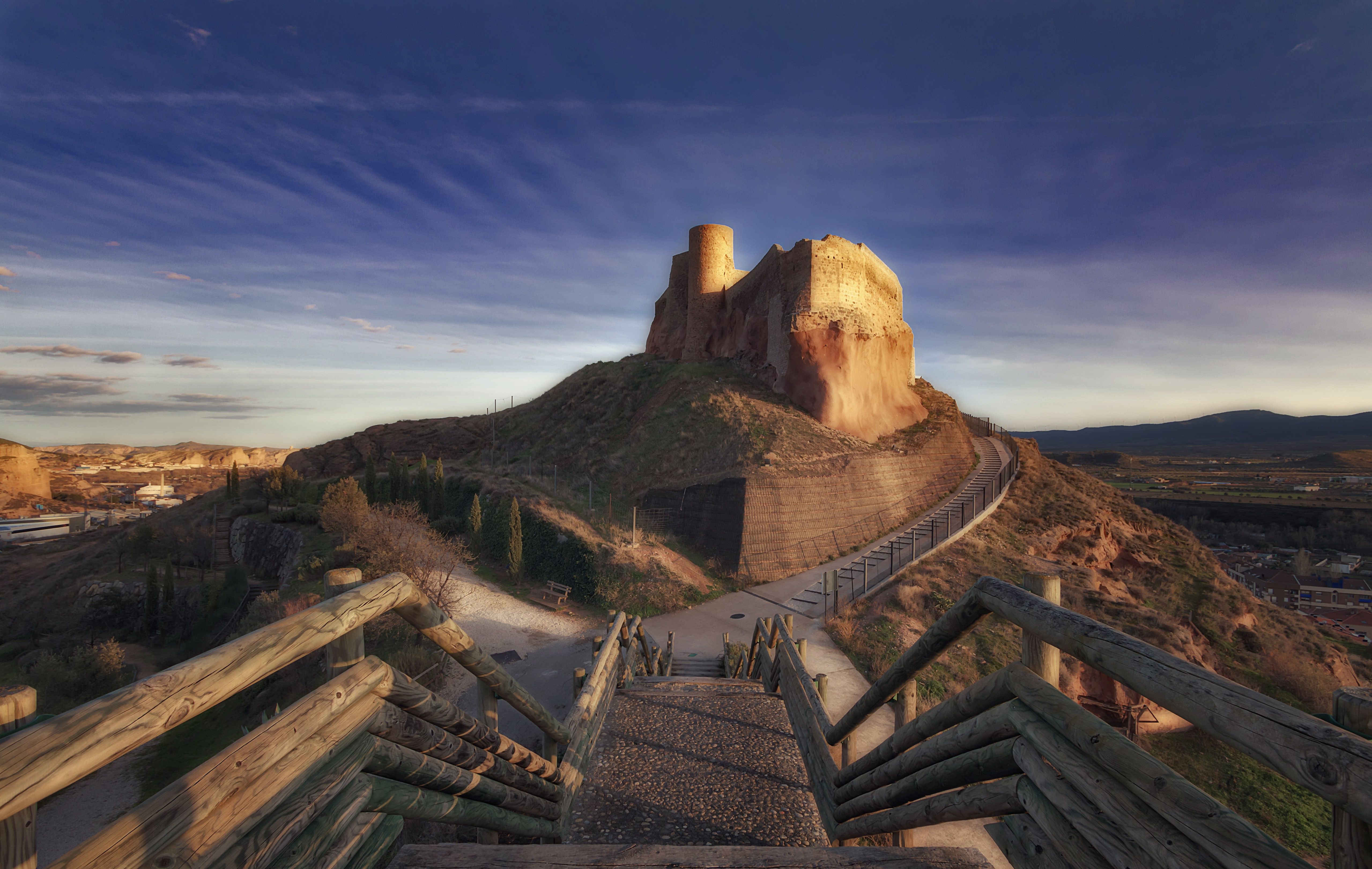 5118x3242 Wallpaper La Rioja, Arnedo, Castle of Arnedo for mobile and desktop, section пейзажи, resolution 5118x3242