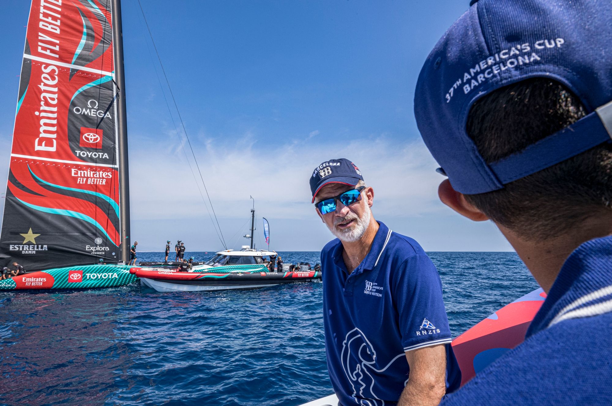 2000x1329 HIS MAJESTY KING FELIPE VI AT THE OPENING DAY OF THE LOUIS VUITTON CUP America's Cup