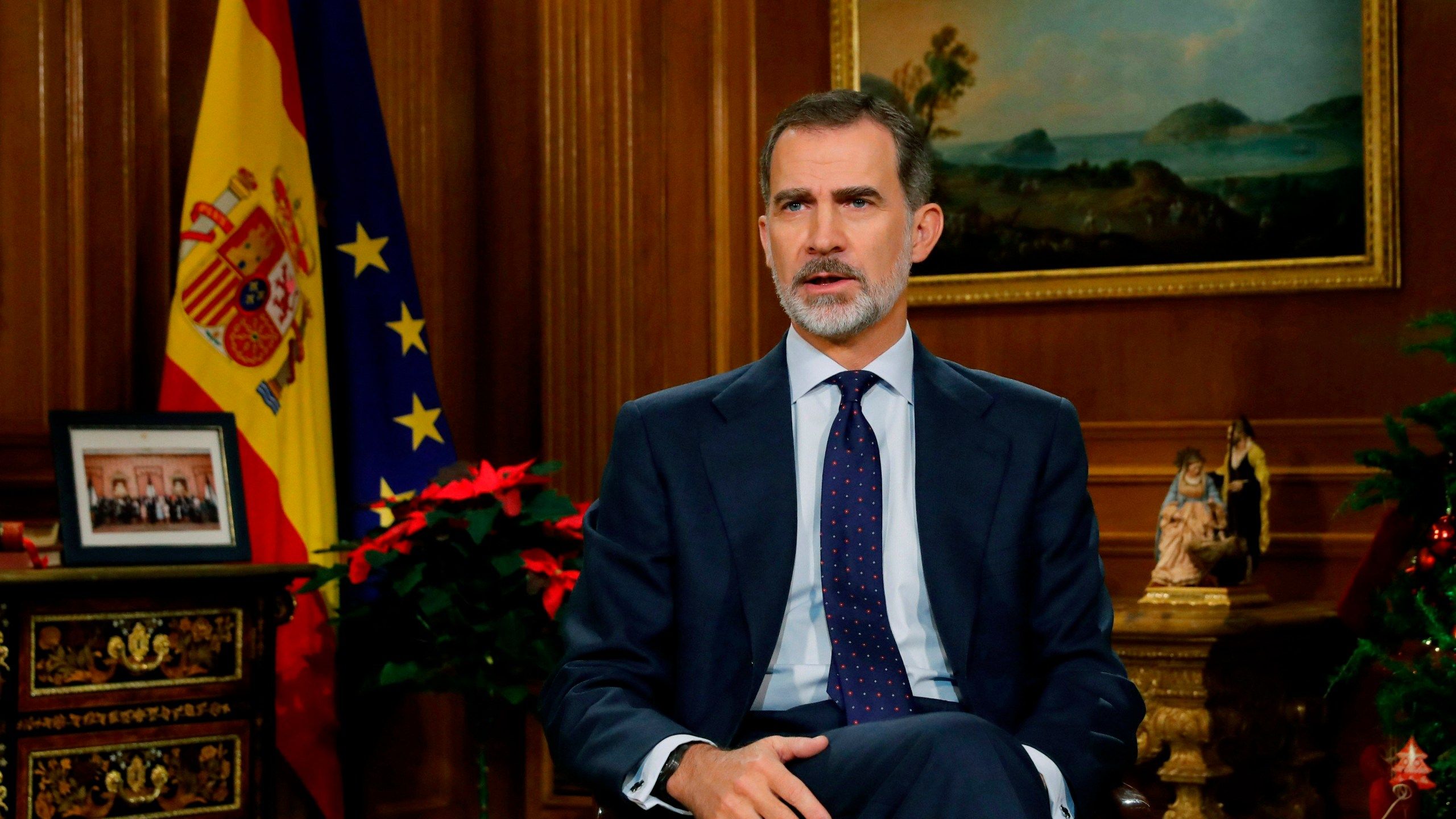 2560x1440 Spain's King defends Constitution in Christmas Eve address