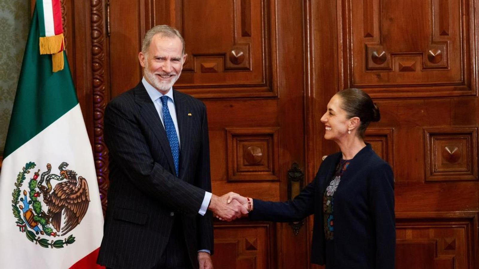 1600x900 Felipe VI and the president of Mexico relax tensions after Ayuso's visit to the country