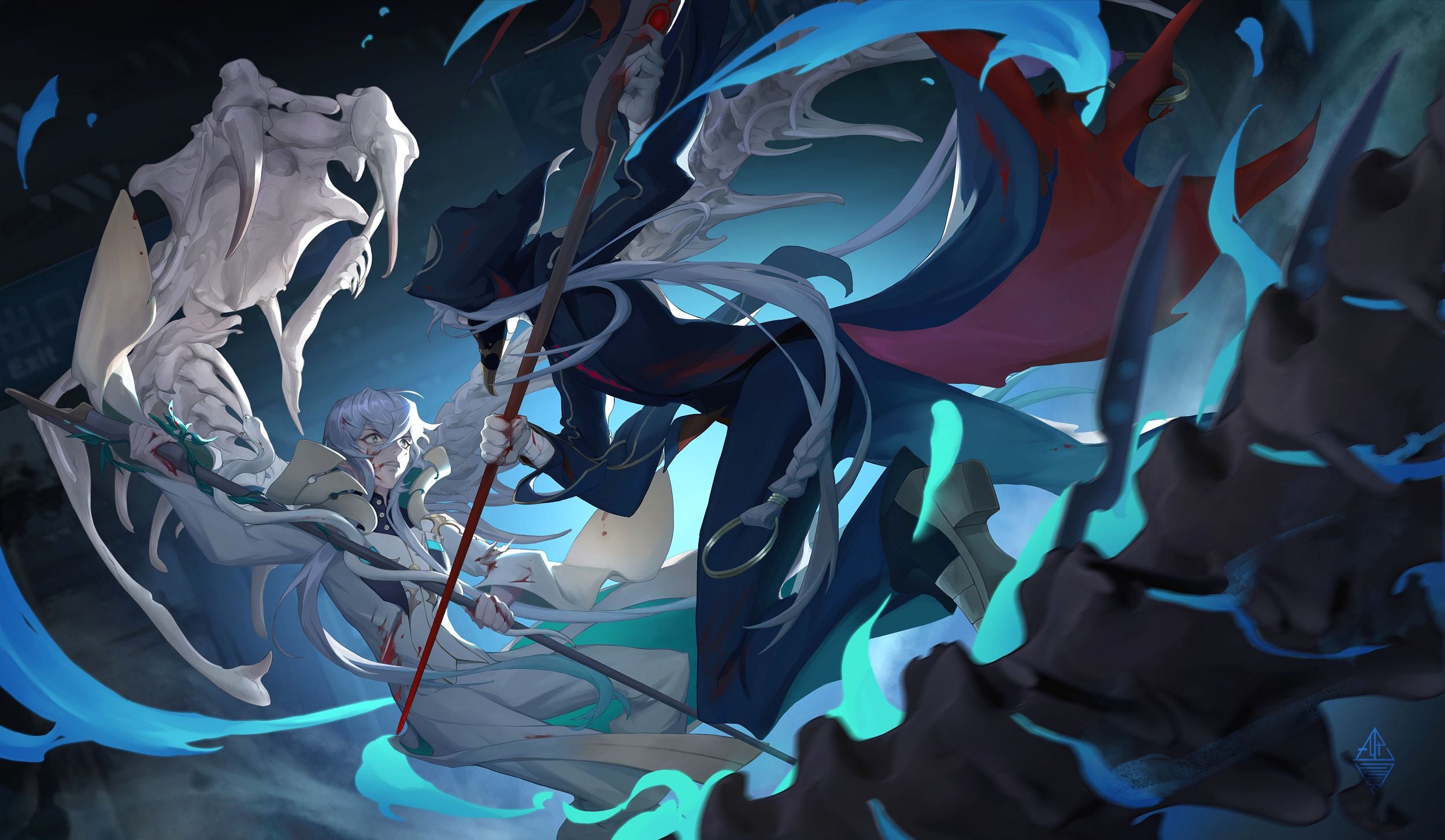 2500x1453 Download Asclepius (Fate Grand Order) Caster (Fate Grand Order) Anime Fate Grand Order HD Wallpaperx1453