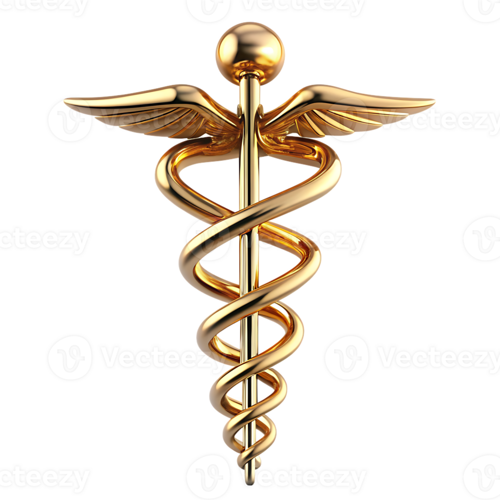 980x980 Asclepius symbol isolated on transparent background 49376570 PNG