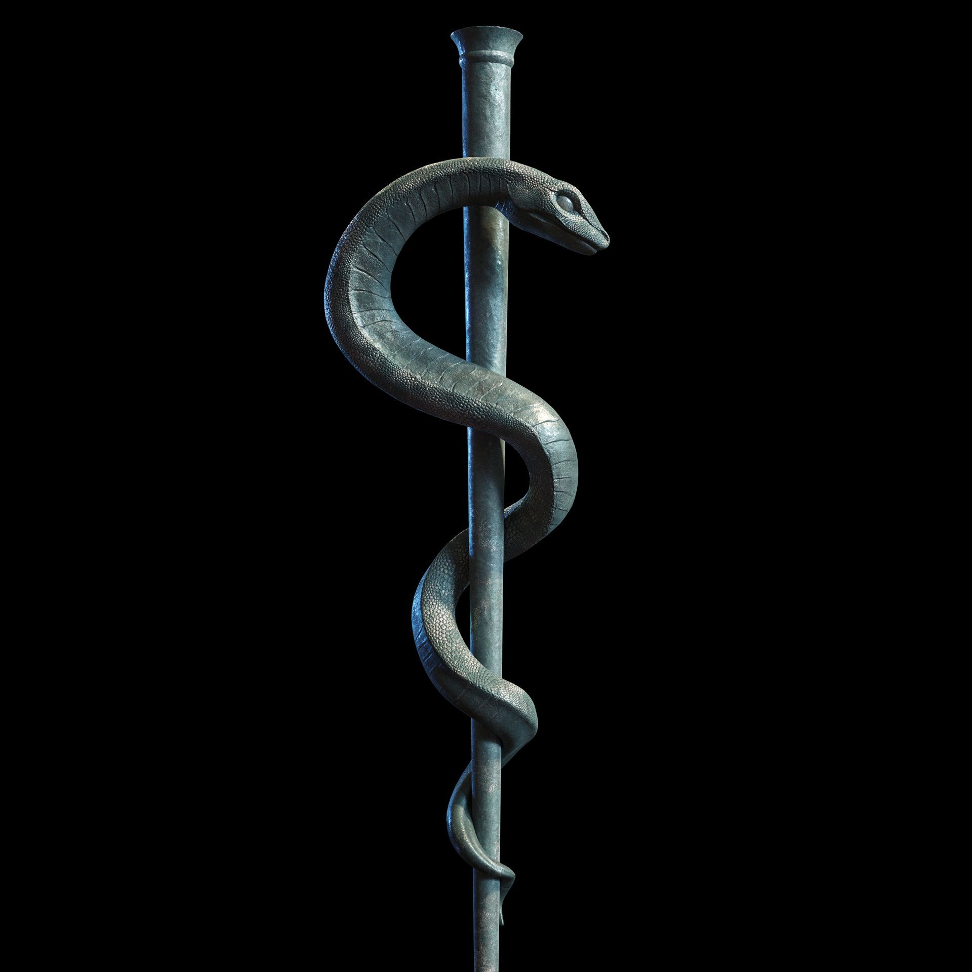 1920x1920 Rod of Asclepius Symbol