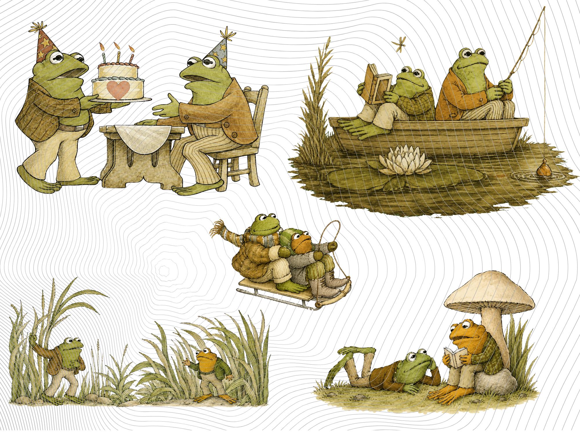 2000x1500 Frog and Toad Art
