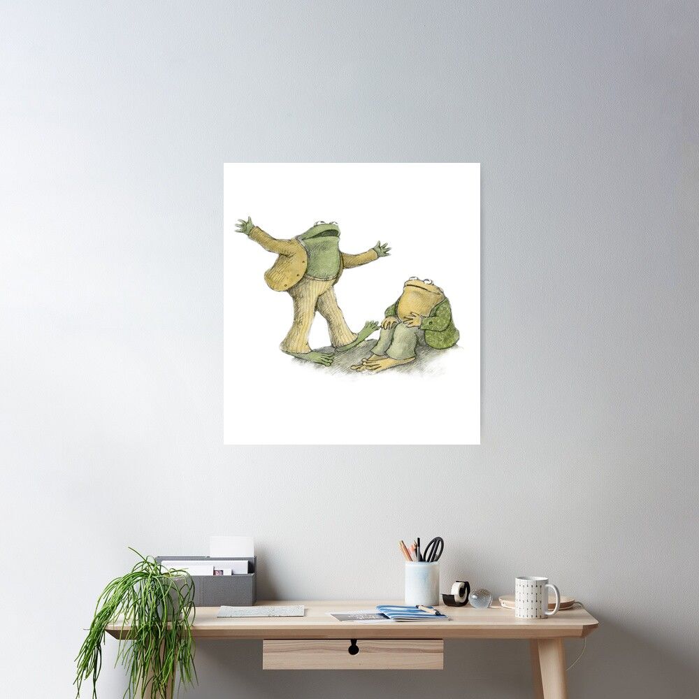 1000x1000 Frog and Toad Poster