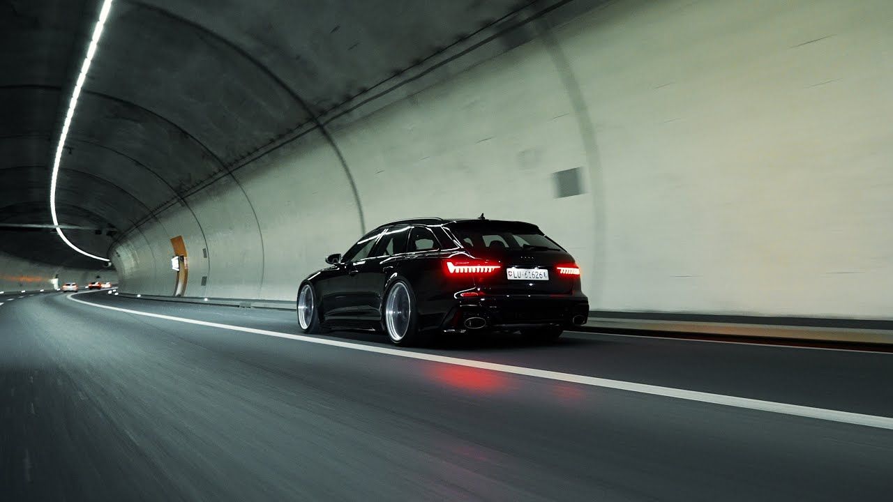 1280x720 The Night Ship. Audi RS6 C8K