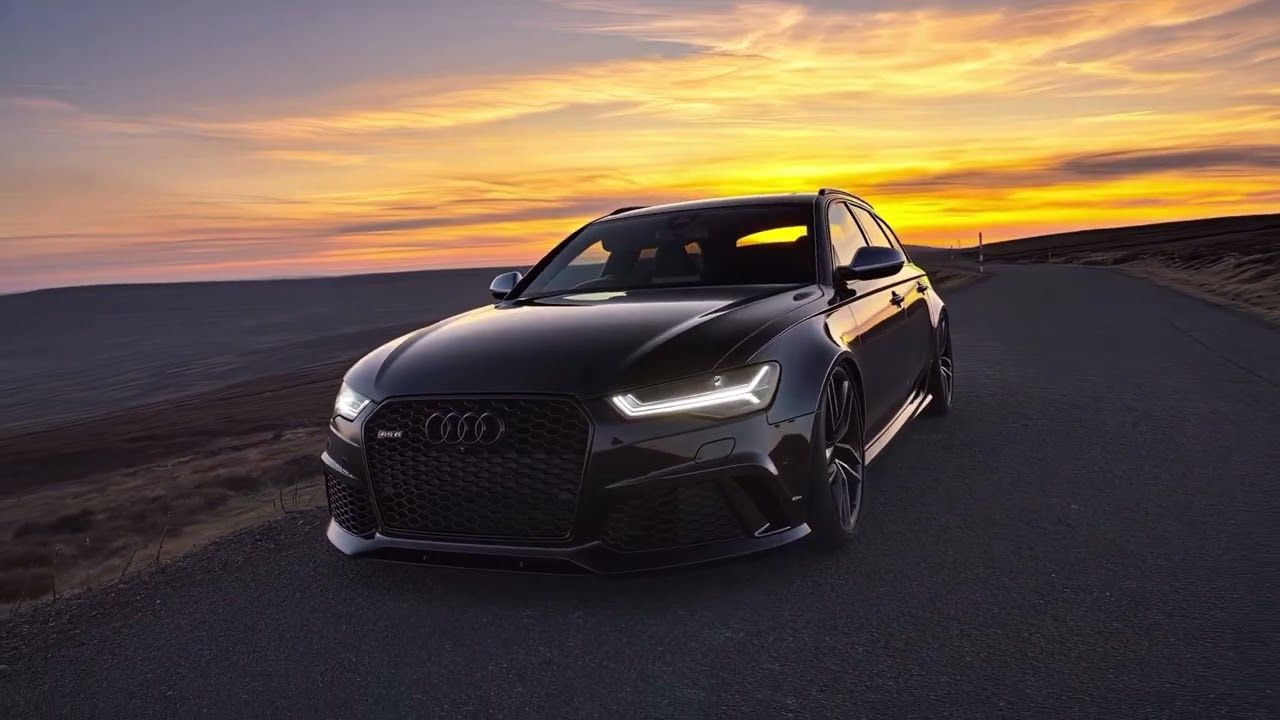 1280x720 Audi RS6 Panther Black #audi #audirs6