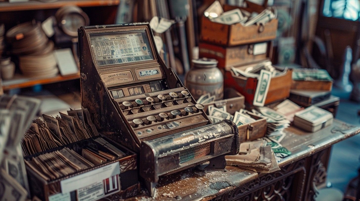 1456x816 Free Vintage Cash Register Image, Cash, Register