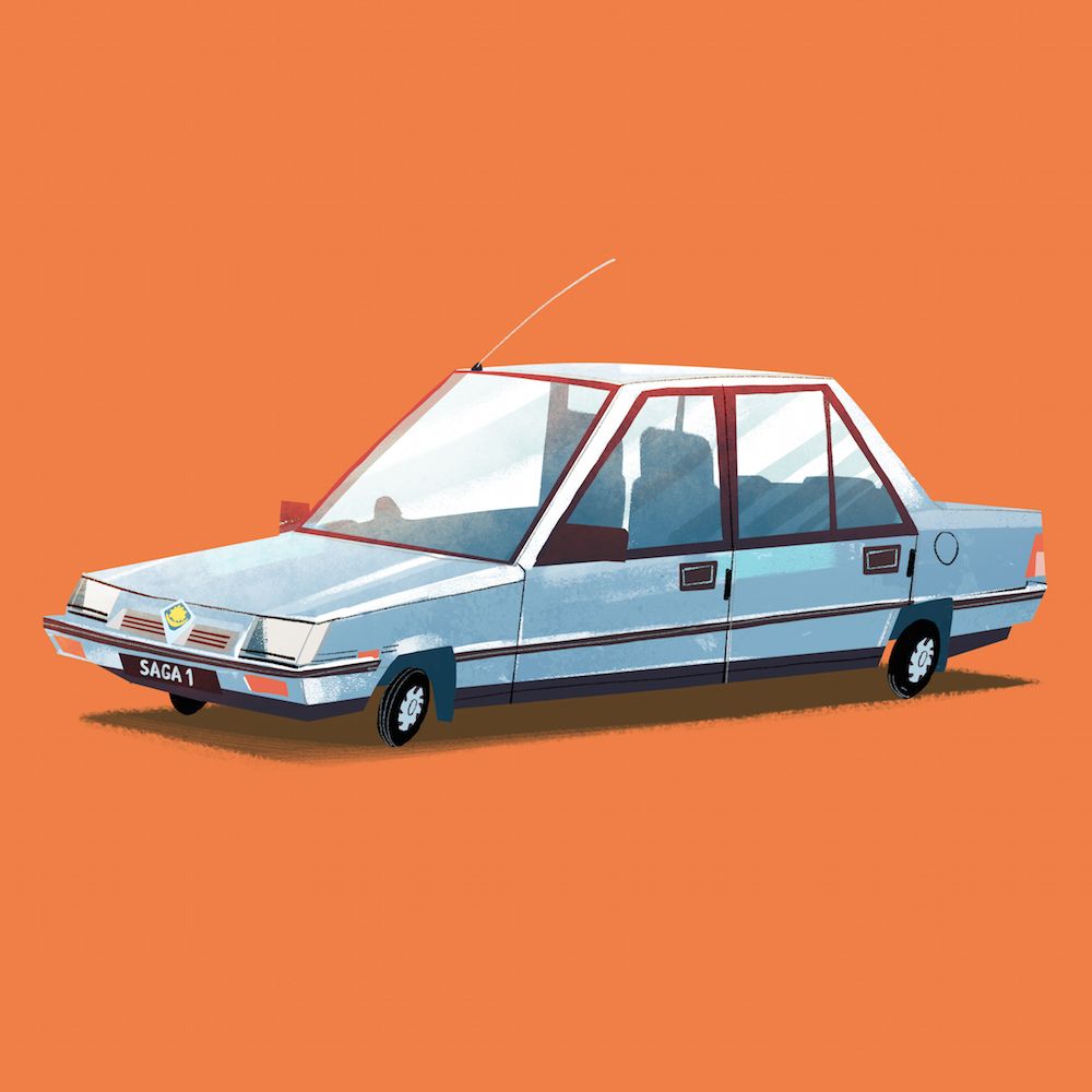 1000x1000 Proton Saga 1985 (5). Image - Behance