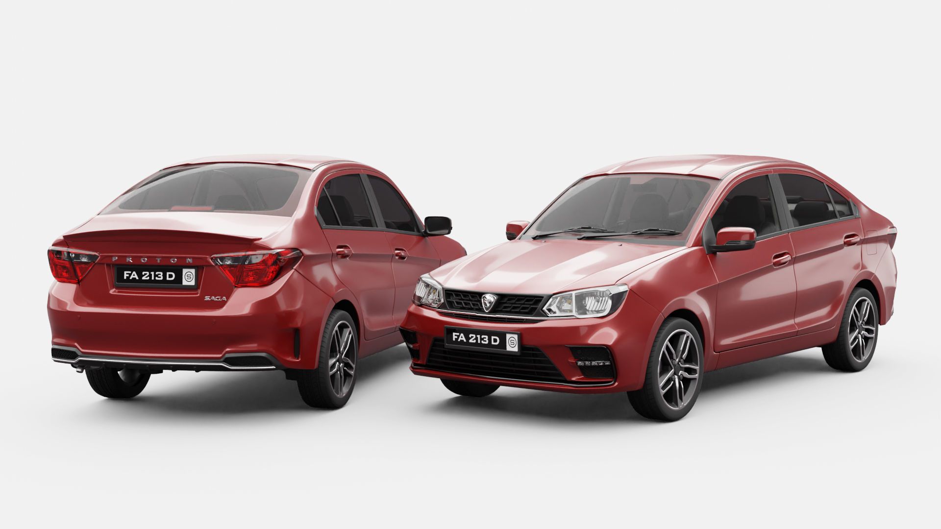 1920x1080 Proton Saga 2019 3D model