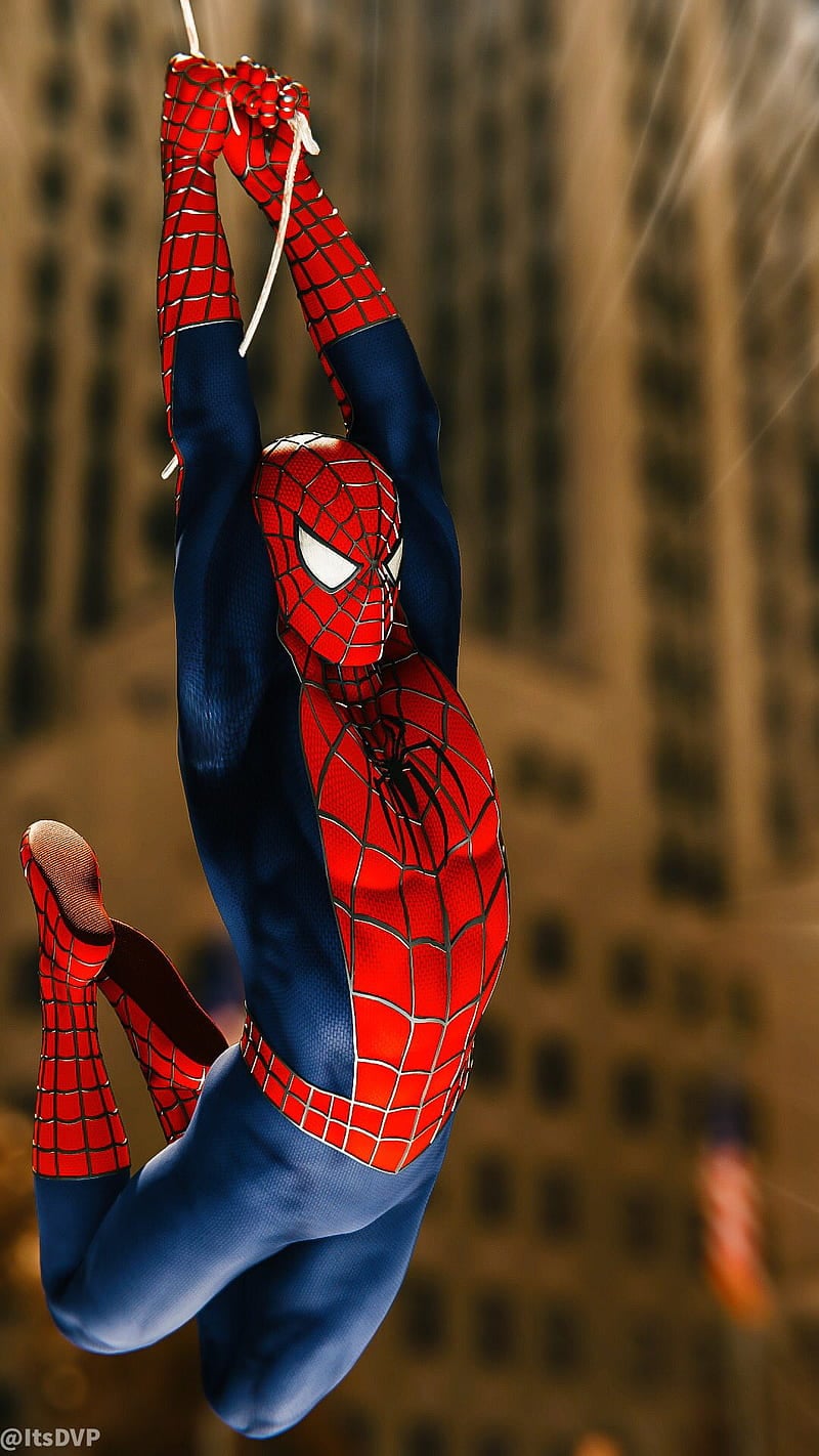 800x1422 Spider Man Ps Spidermangame, Spidermanps Marvel, Raimi Suit, Raimi Triology Suit, HD Phone Wallpaper