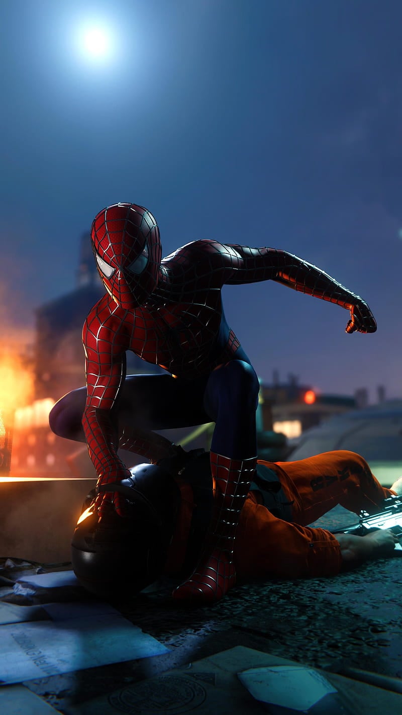800x1422 Spider Man Tobey, games, marvel, ps ps sam rammy, spider man, tobey, HD phone wallpaper