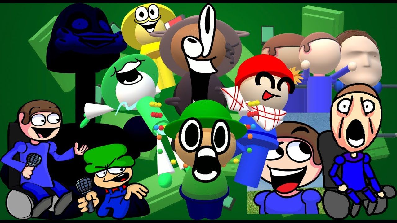 1280x720 FNF Dave And Bambi Wallpaper