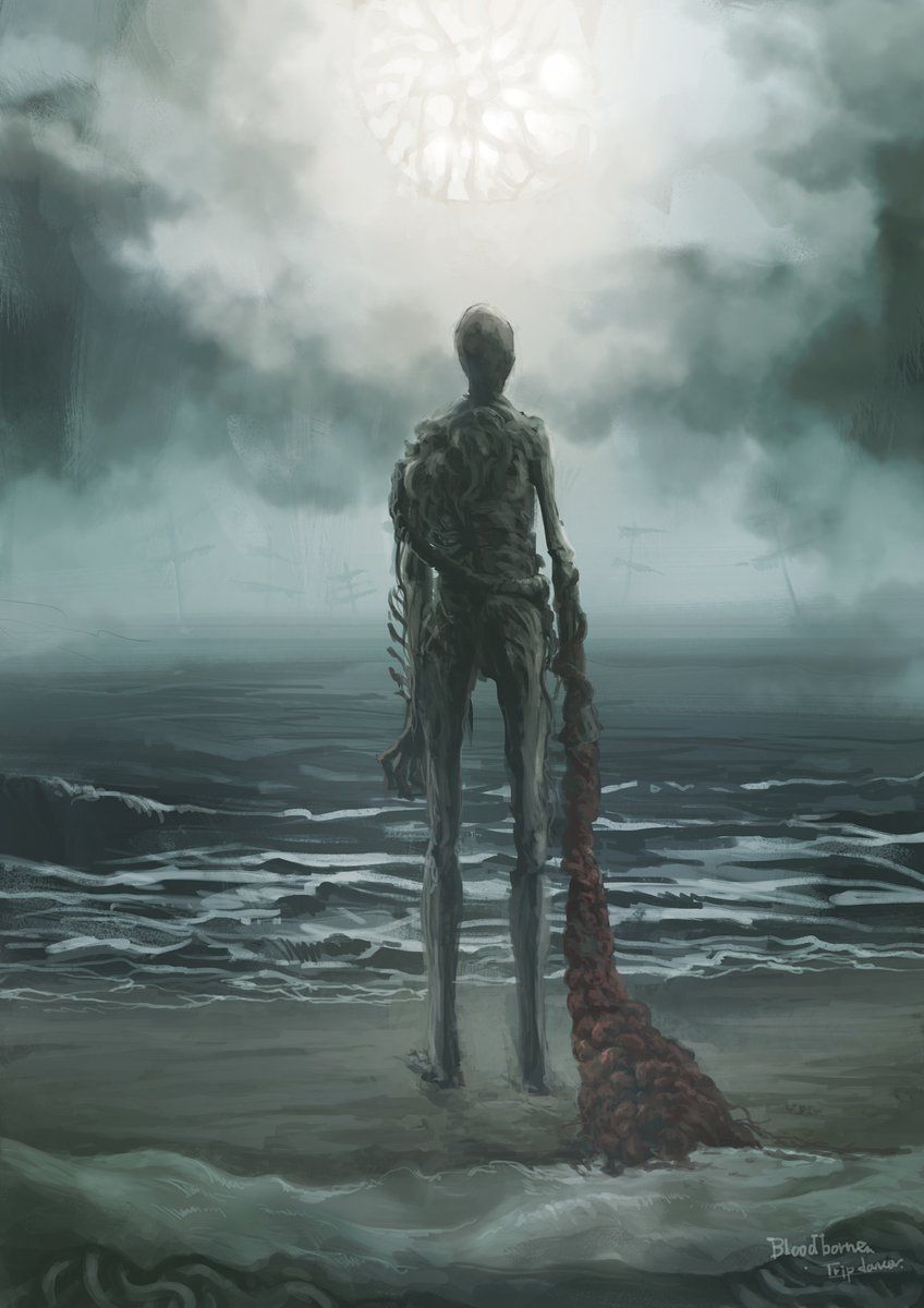 848x1200 Orphan of Kos #Bloodborne