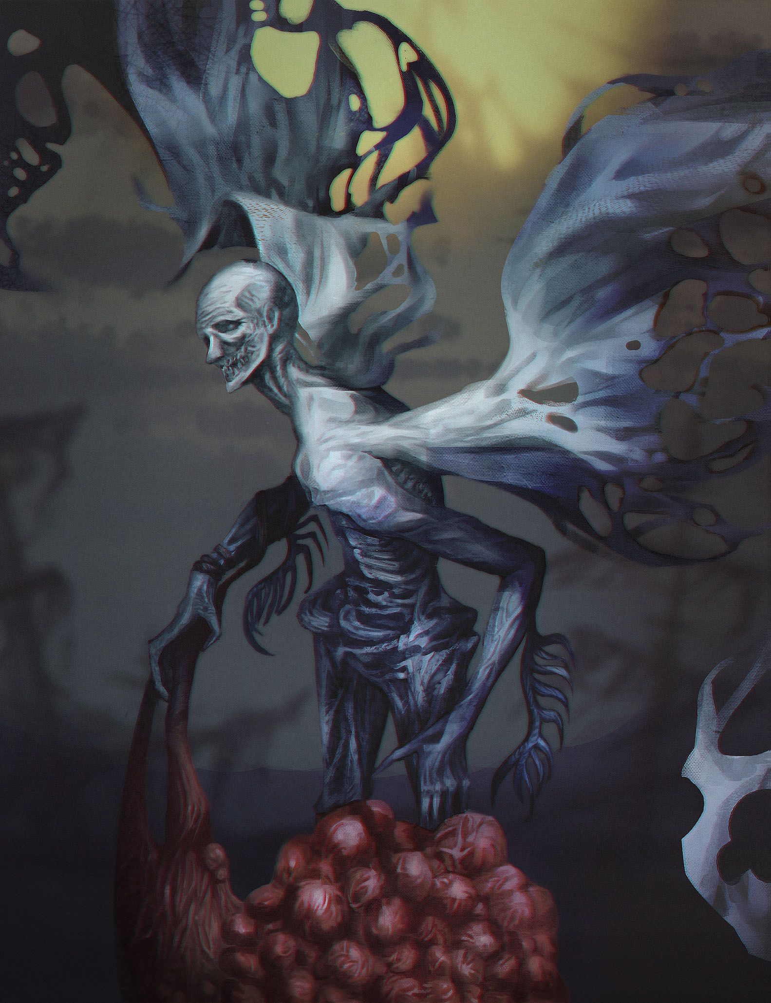 1583x2058 Bloodborne Orphan of Kos Art