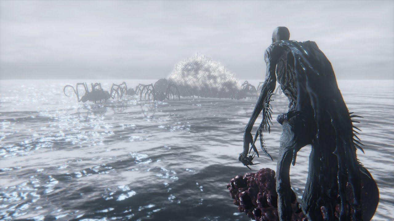 1280x720 Orphan of Kos VS Rom the Vacuous Spider (Bloodborne Boss VS Boss Mod)