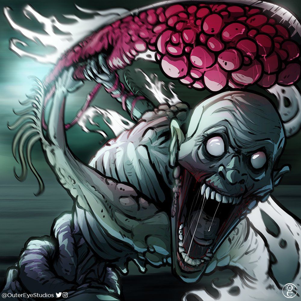 1000x1000 Mercy for the poor, wizened child. Mercy, oh please. Orphan of Kos Bloodborne FanArt. One of my FAVORITE bosses of the Soulsborne series