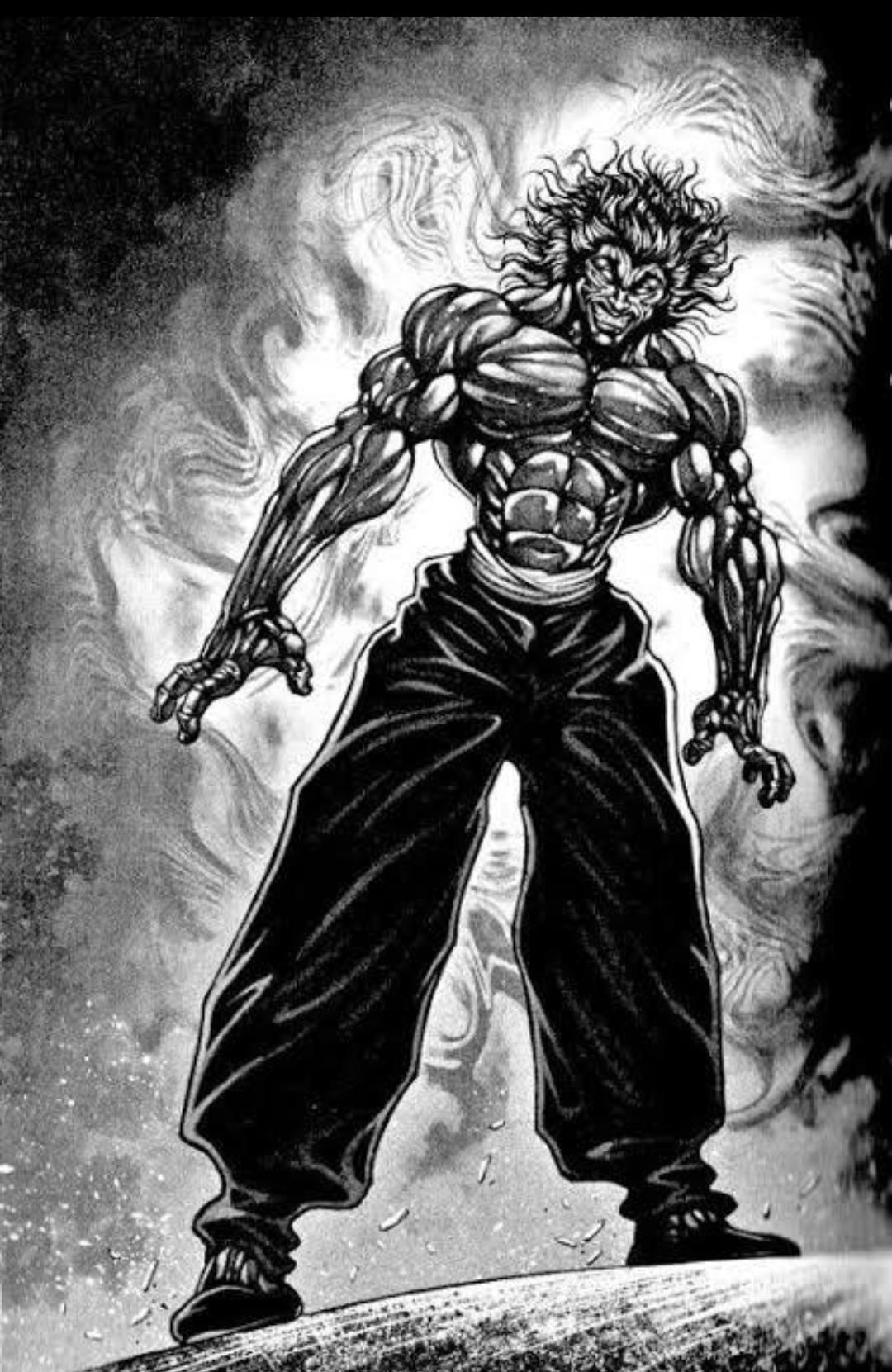 1080x1661 I love that the physiques of Baki characters are so absurd, they distort into grotesque visages of body horror