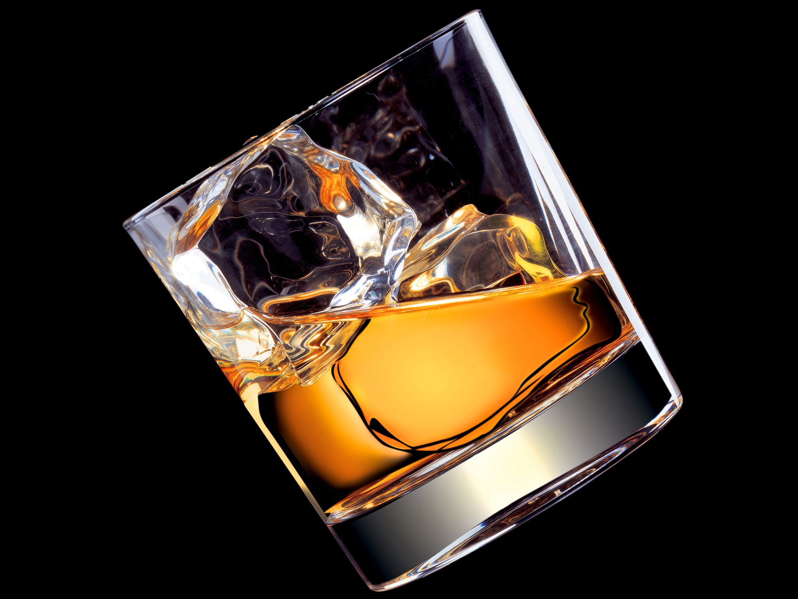 2560x1920 Wallpaper ice, glass, drink, whiskey for mobile and desktop, section разное, resolution 2560x1920