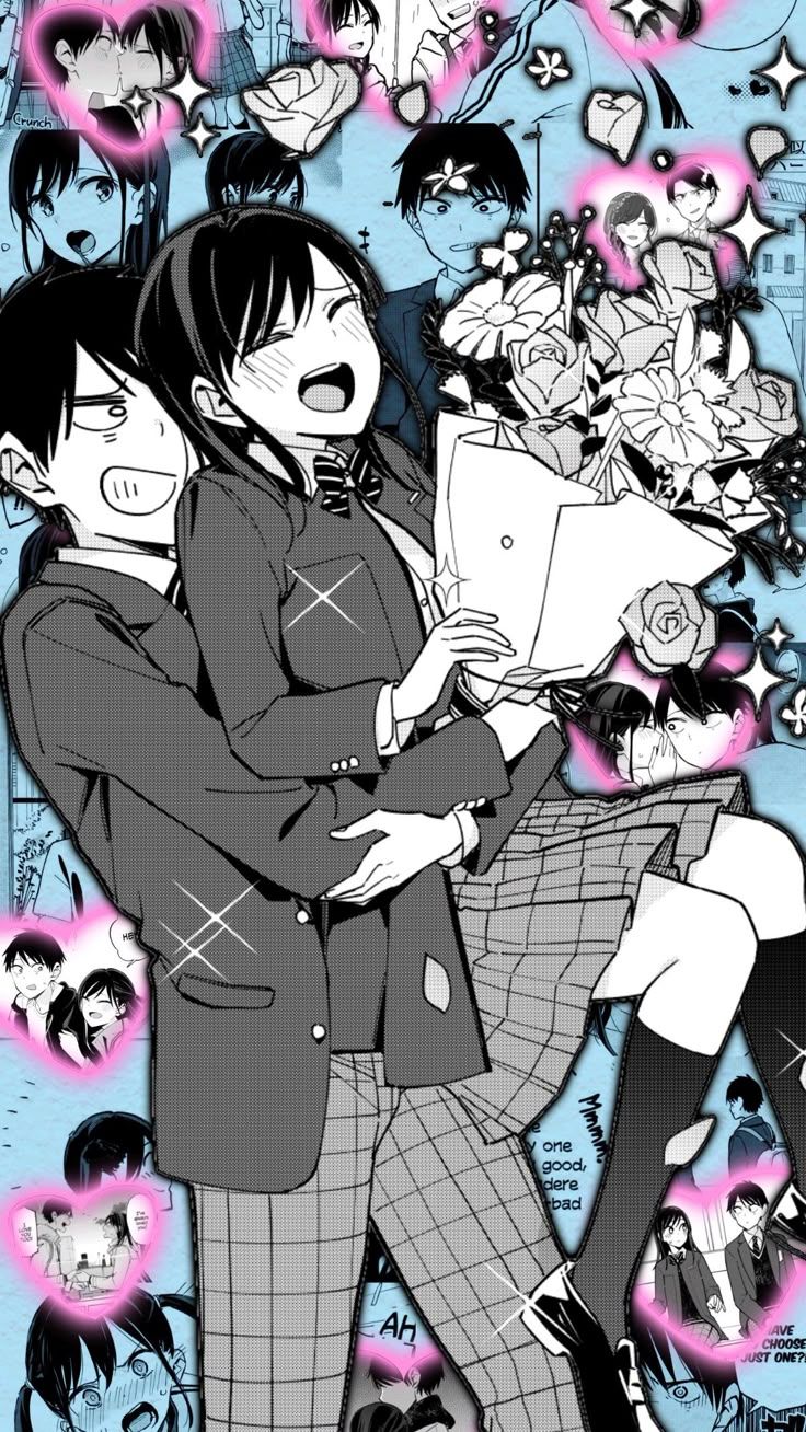 736x1308 Giji Harem Collage Wallpaper