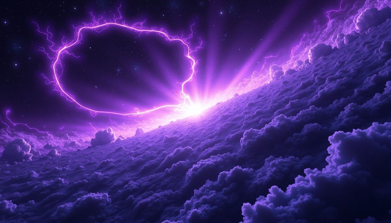 1344x768 Free Cosmic Purple Void Image, Purple, Void