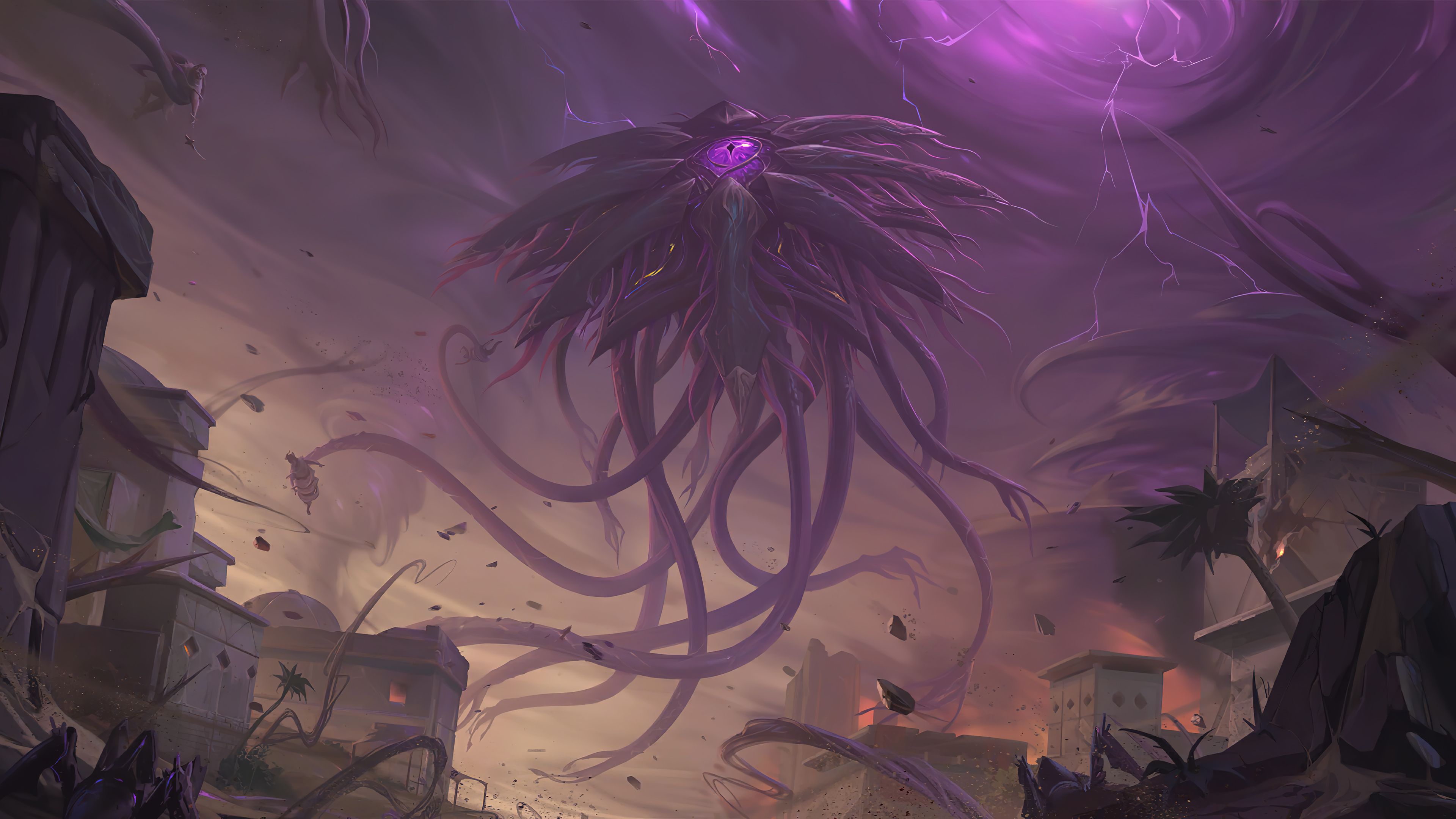 3840x2160 Void Abomination Shurima LoR Wallpaper 4K HD PC h