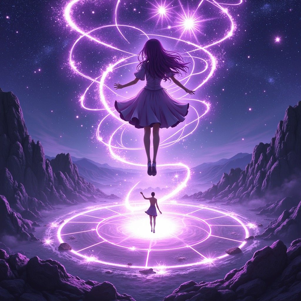 1024x1024 Free Cosmic Purple Void Image, Purple, Void