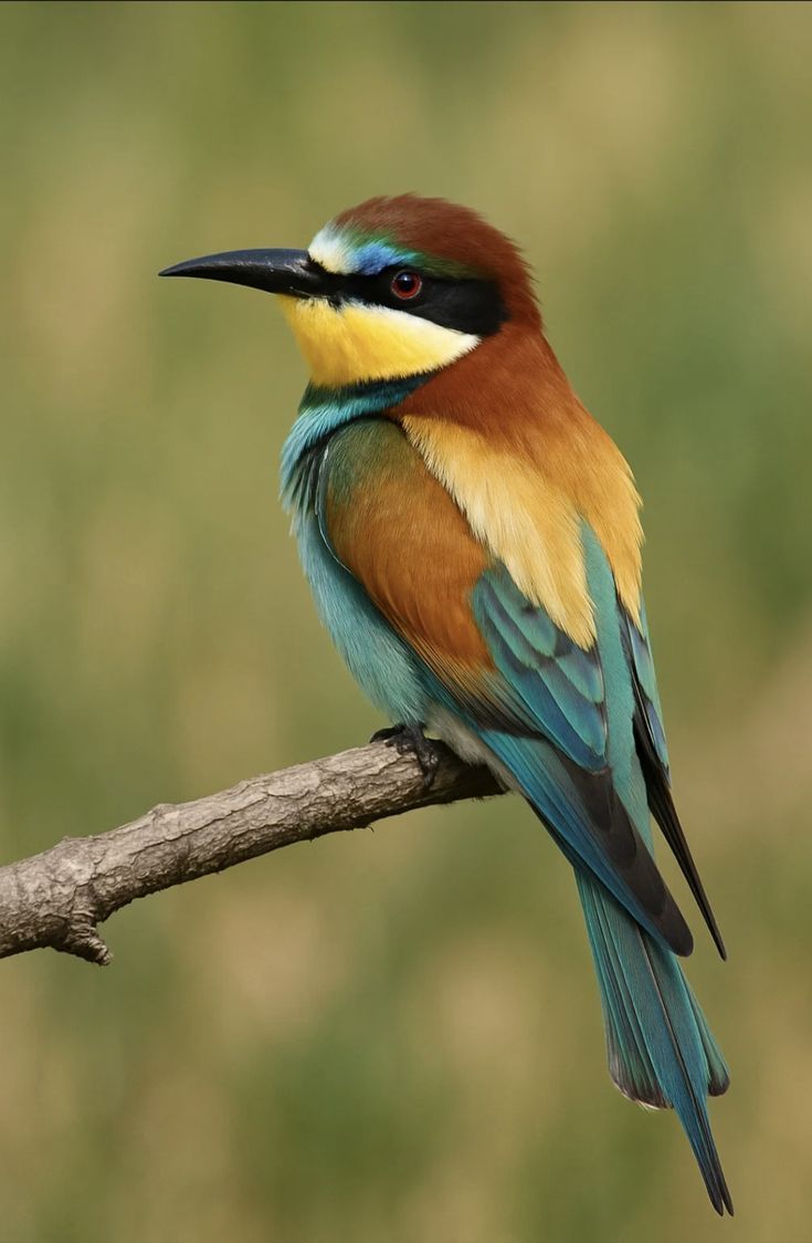 735x1124 Rainbow Feathers In Flight: The European Bee Eater