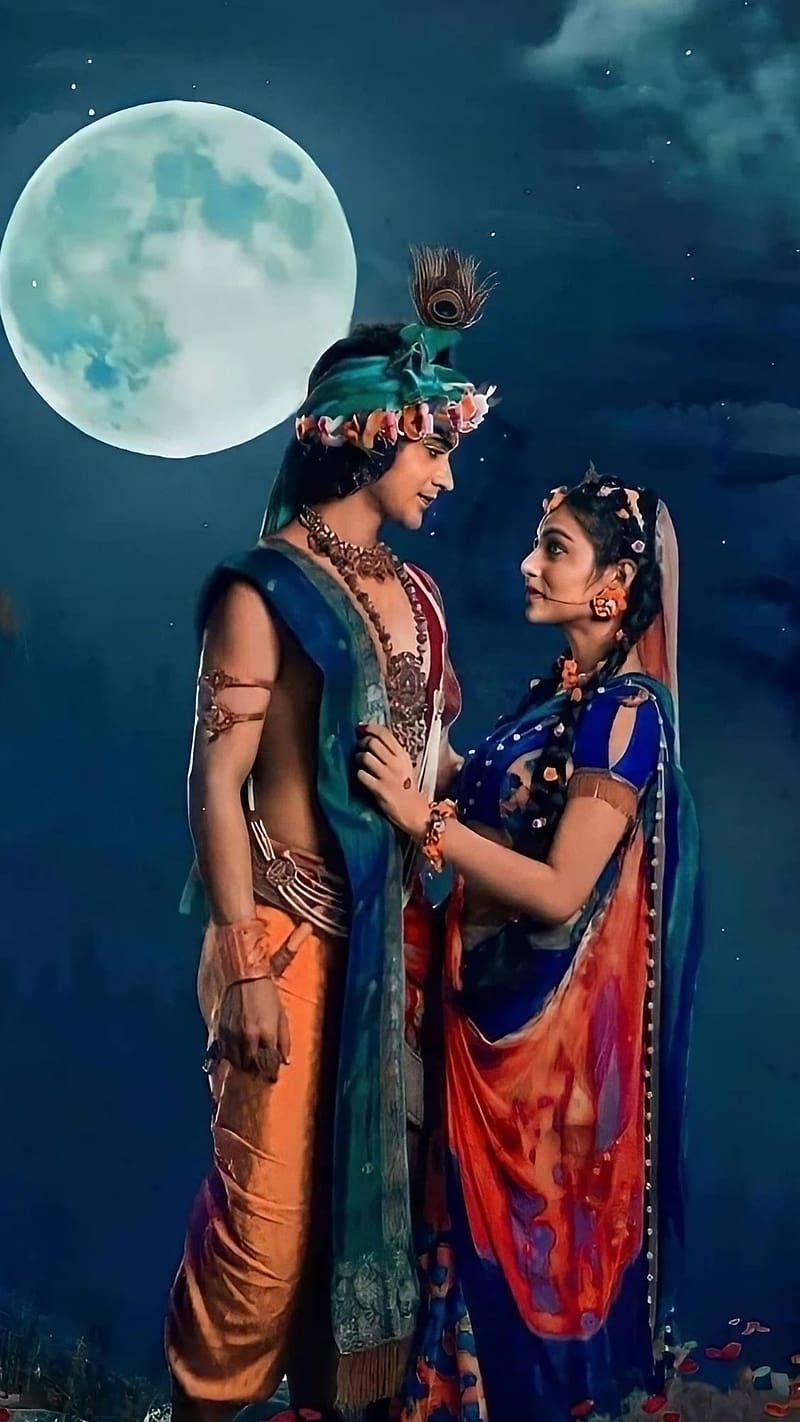 800x1422 Radha Krishna Ka, Serial Actors, devotional, HD phone wallpaper