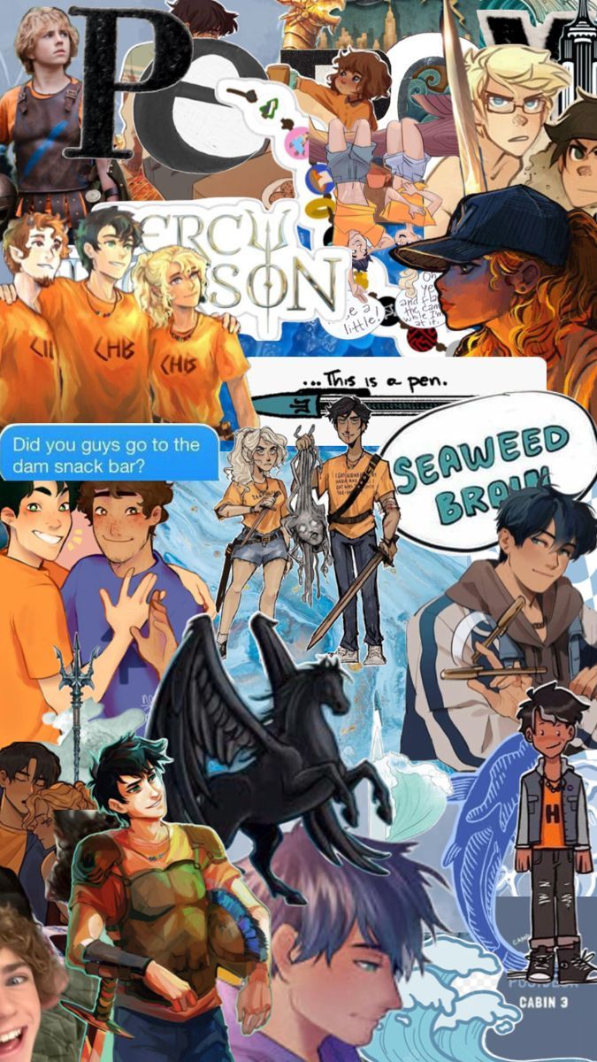 675x1200 Percy Jackson collage. Percy jackson wallpaper, Percy jackson comics, Dark background wallpaper