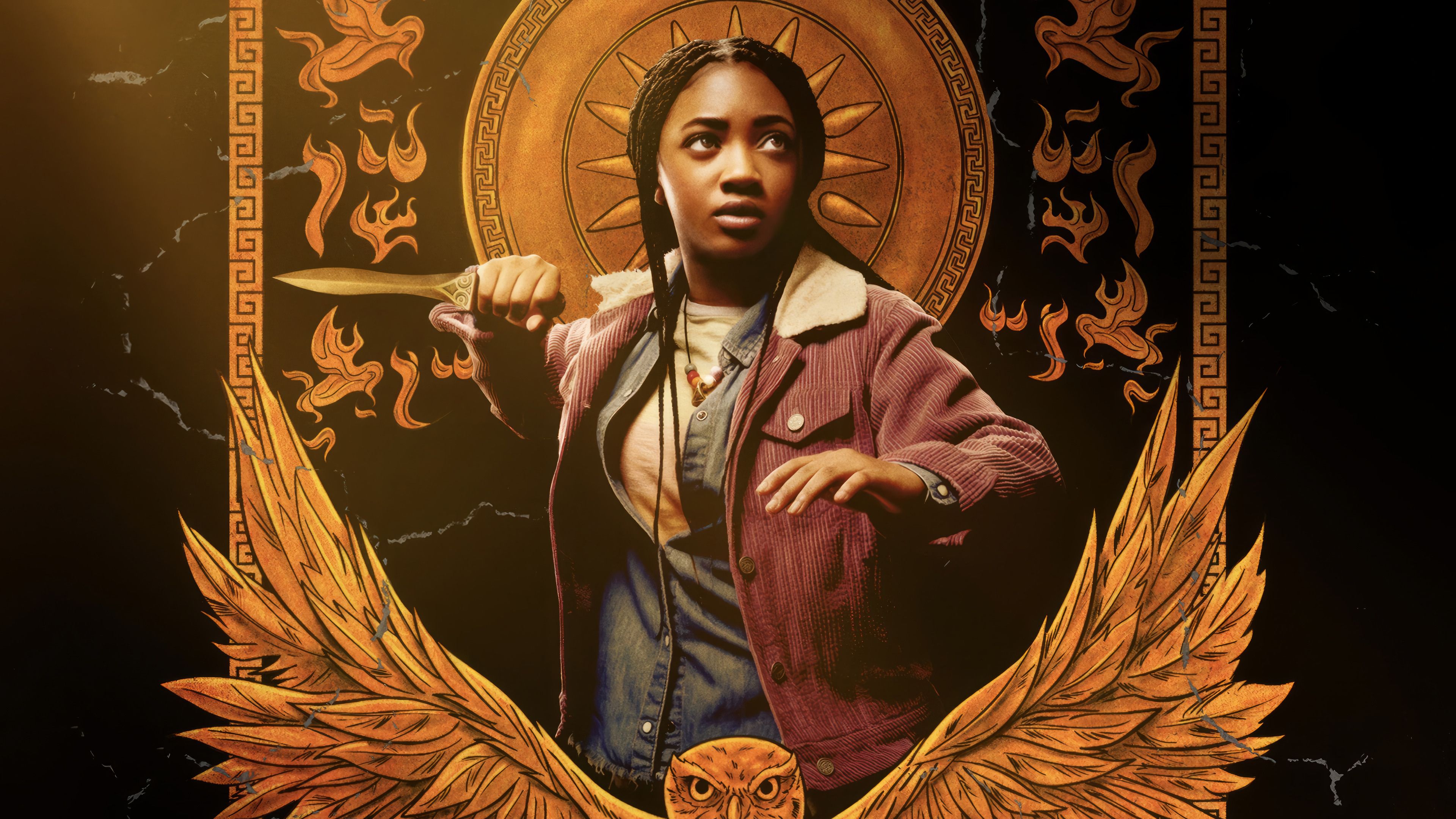 3840x2160 Annabeth Percy Jackson and the Olympians Poster Wallpaper 4K HD PC n
