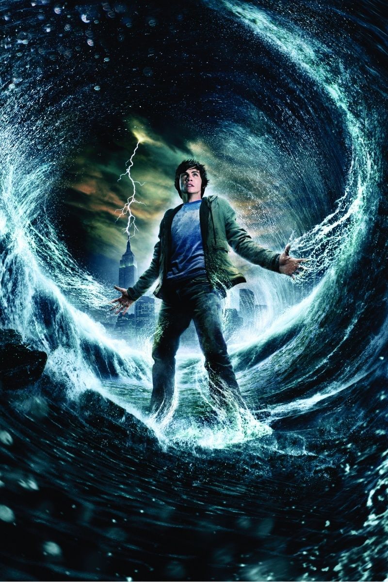 800x1200 Phone wallpaper: Percy Jackson & The Olympians: The Lightning Thief, People, Sea, Men, Lightning 8204