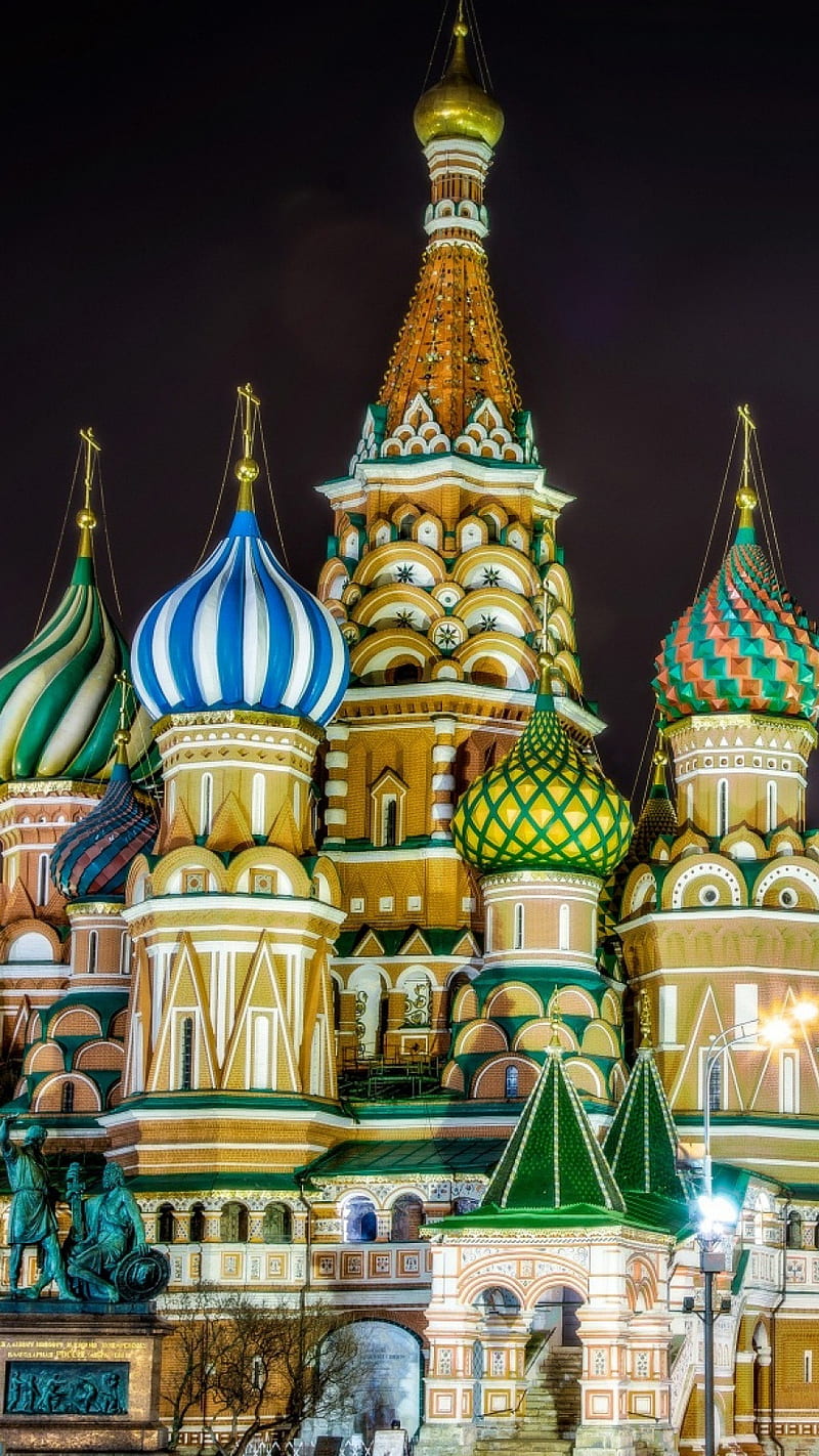 800x1422 Saint Basils Cathedral, Cathedral of Vasily the Blessed, Moscow, Red Square, HD wallpaper