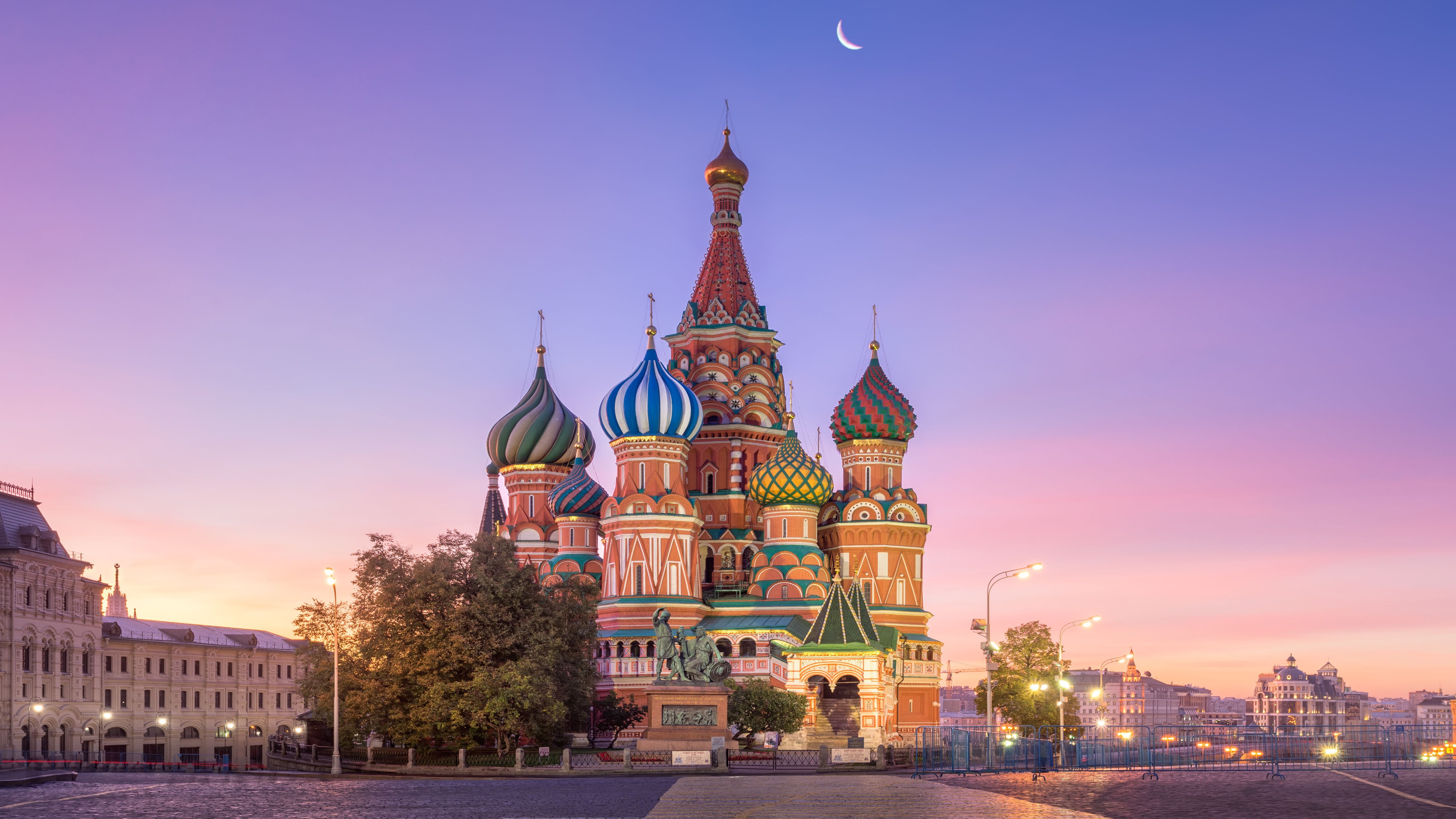 5120x2880 Saint Basil's Cathedral Dome Moscow Russia 4K 5K HD Travel Wallpaper