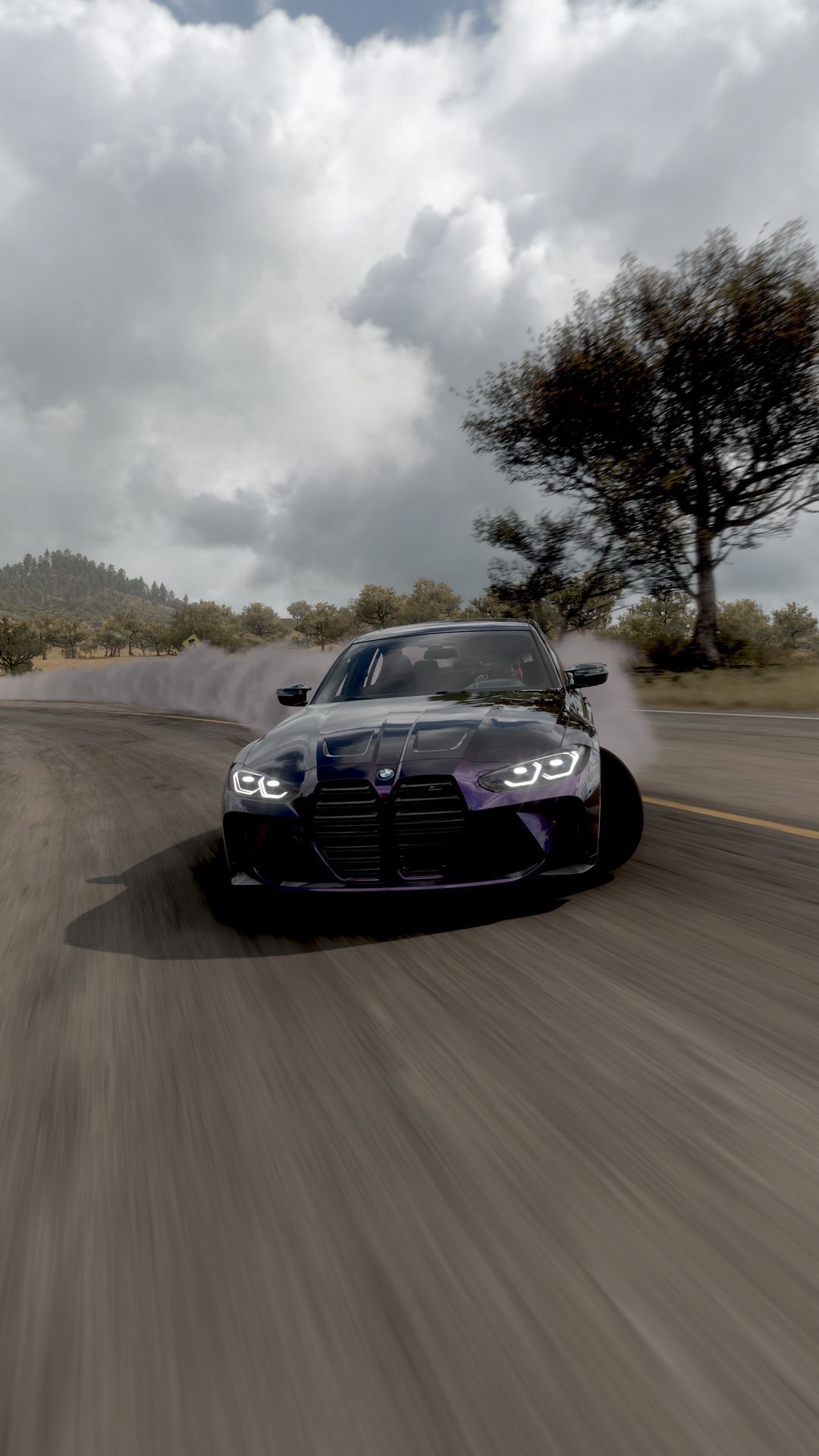 1080x1920 BMW M4 Drift Wallpaper