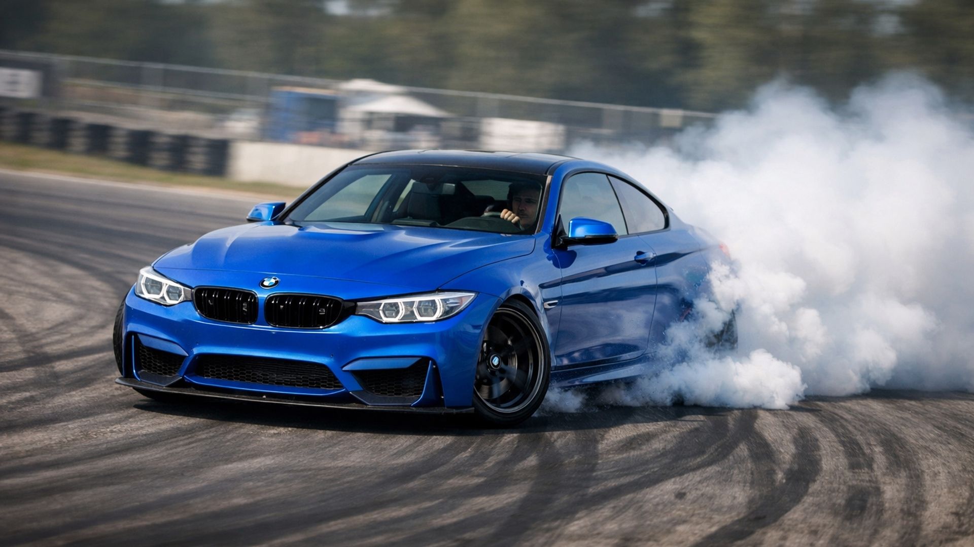 1920x1080 Blue BMW Drift Storm