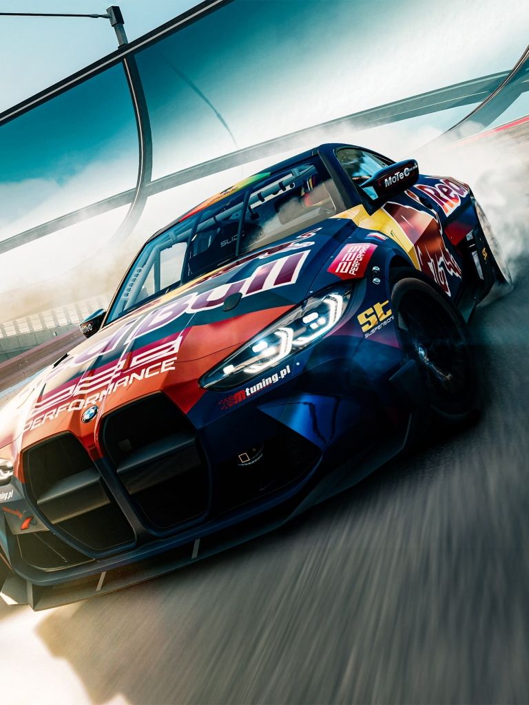 768x1024 BMW M4 Competition Wallpaper 4K, The Crew Motorfest, Racing cars