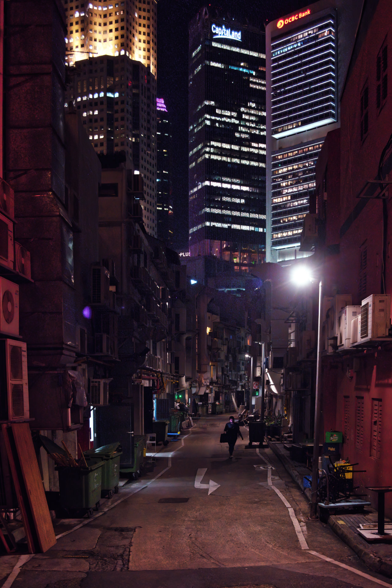 1280x1920 A Twilight Swelter: Singapore After Dark