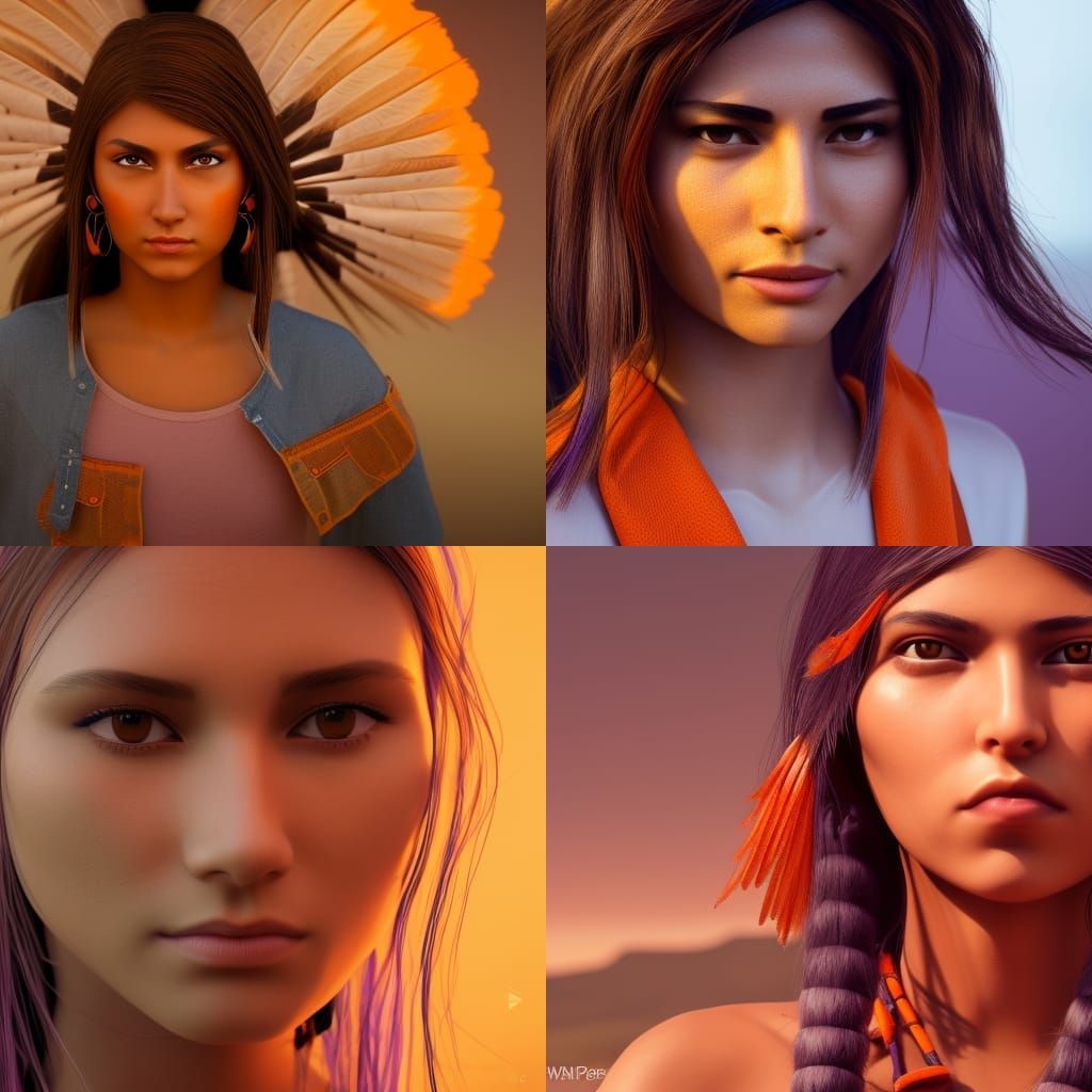 1024x1024 Piper McLean American Woman in 3D Game Cinematic St