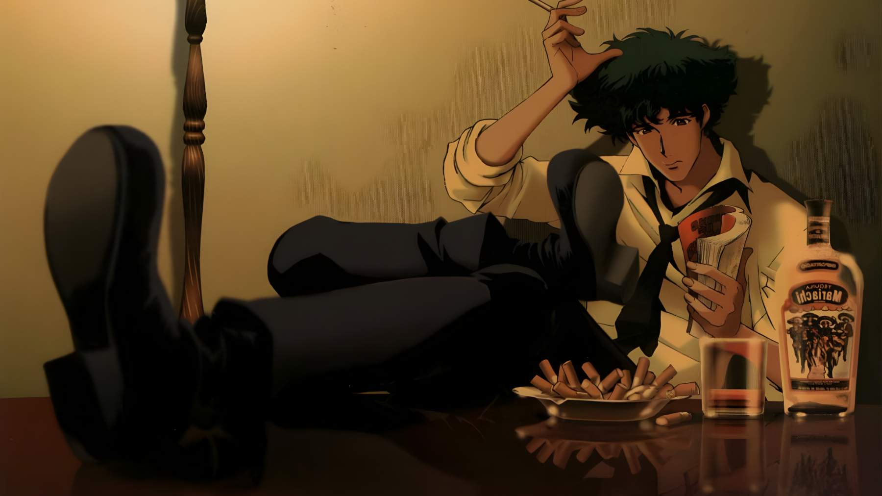 1800x1012 4K Upscaled Cowboy Bebop Wallpaper That I've Collected So Far